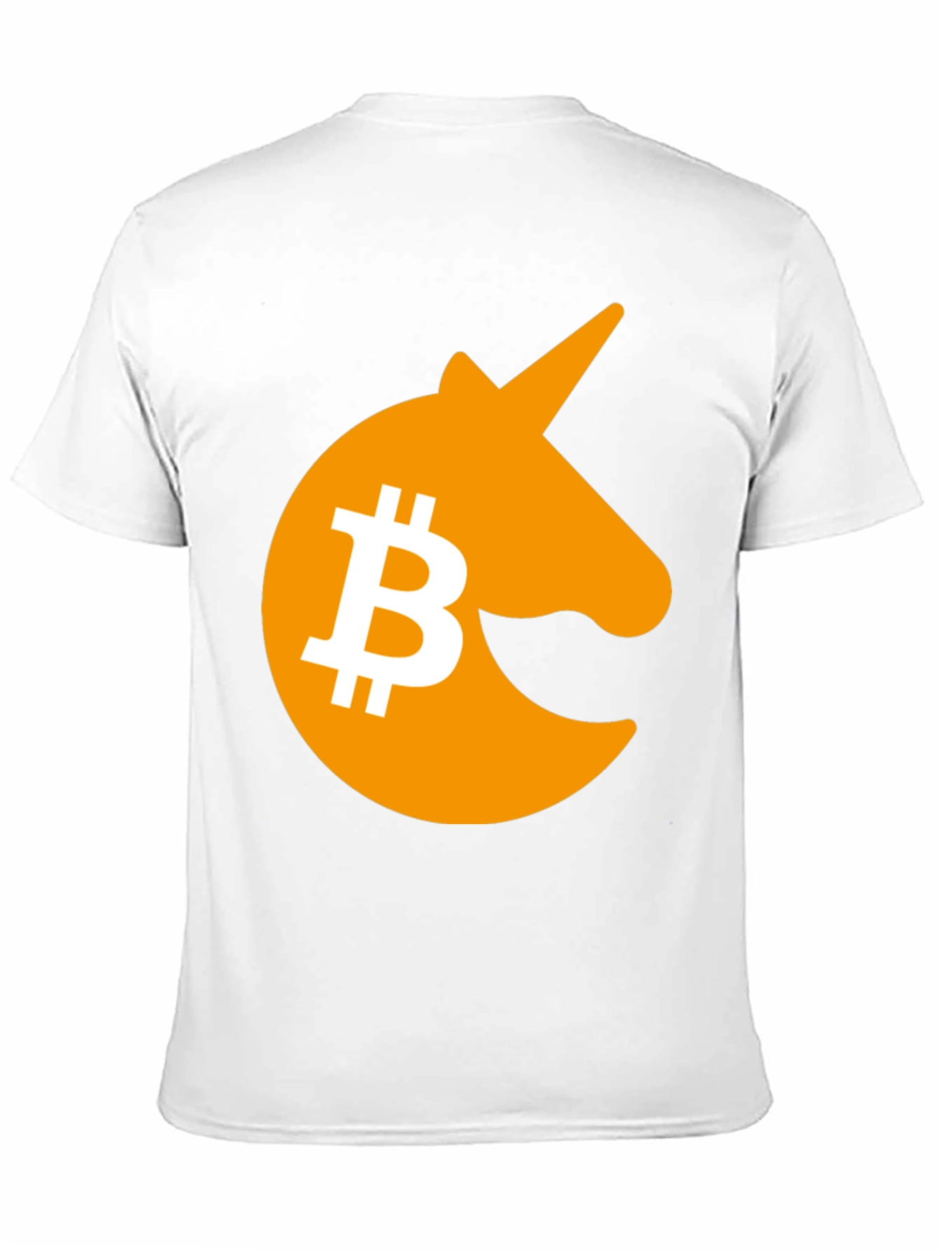 Bitcoin Unicorn Graphic T-Shirt - Black Crypto Tee
