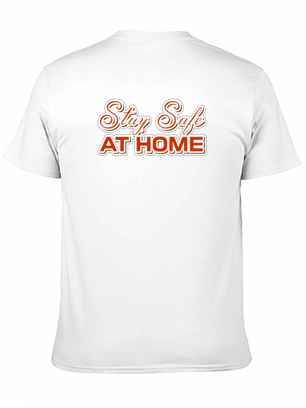 Stay Safe at Home Black T-Shirt