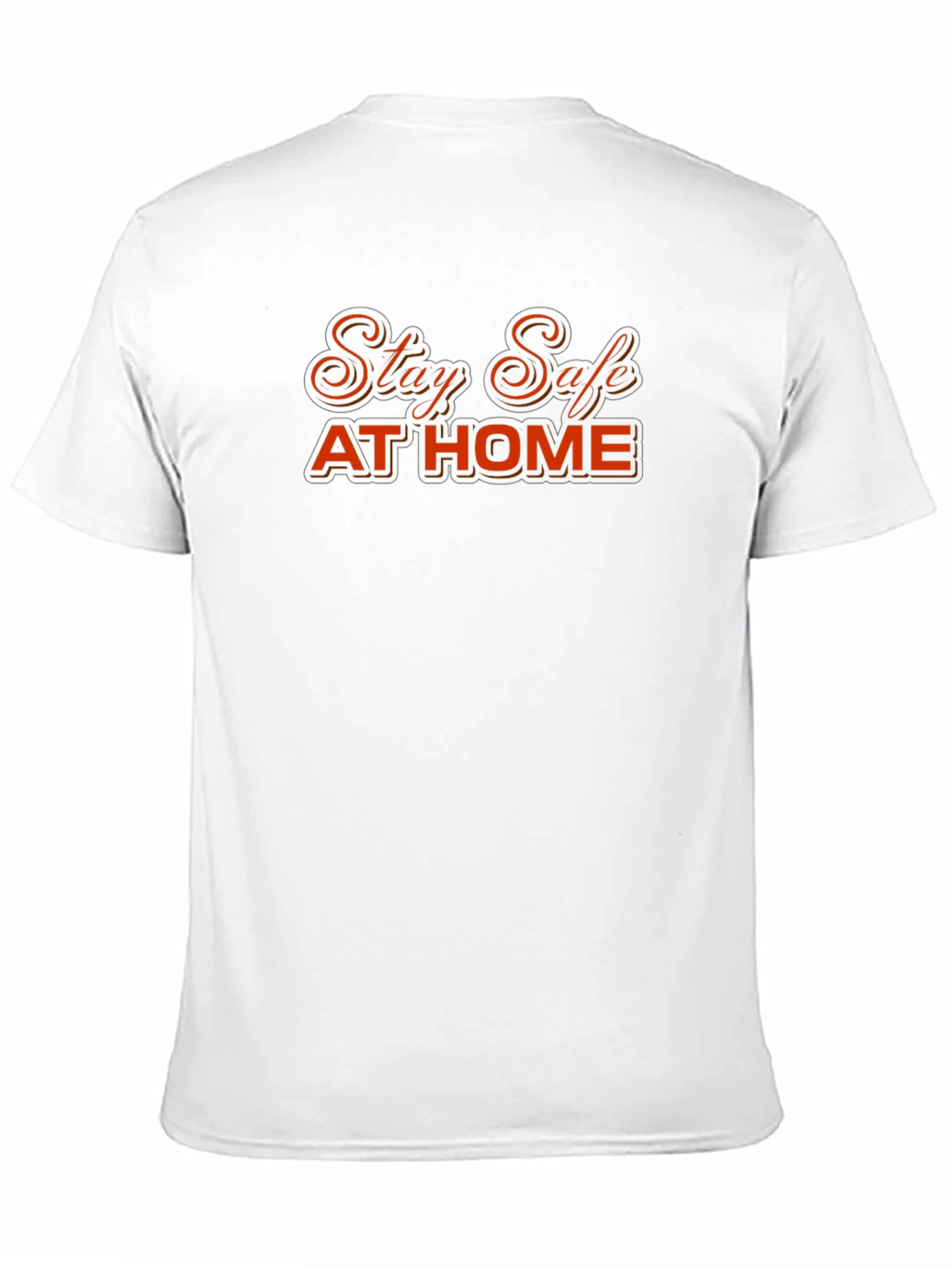 Stay Safe at Home Black T-Shirt