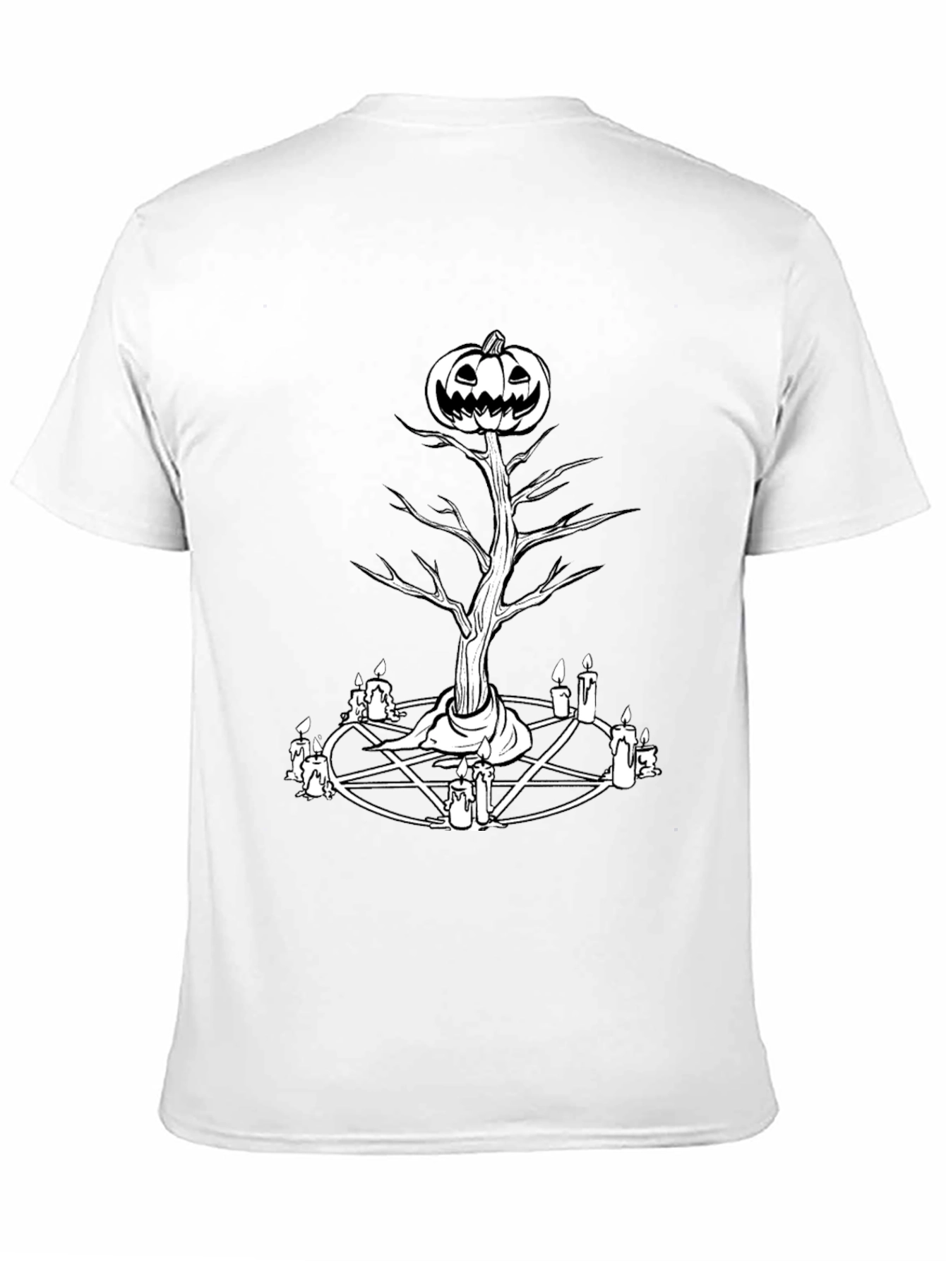 Halloween Pumpkin Pentagram T-Shirt