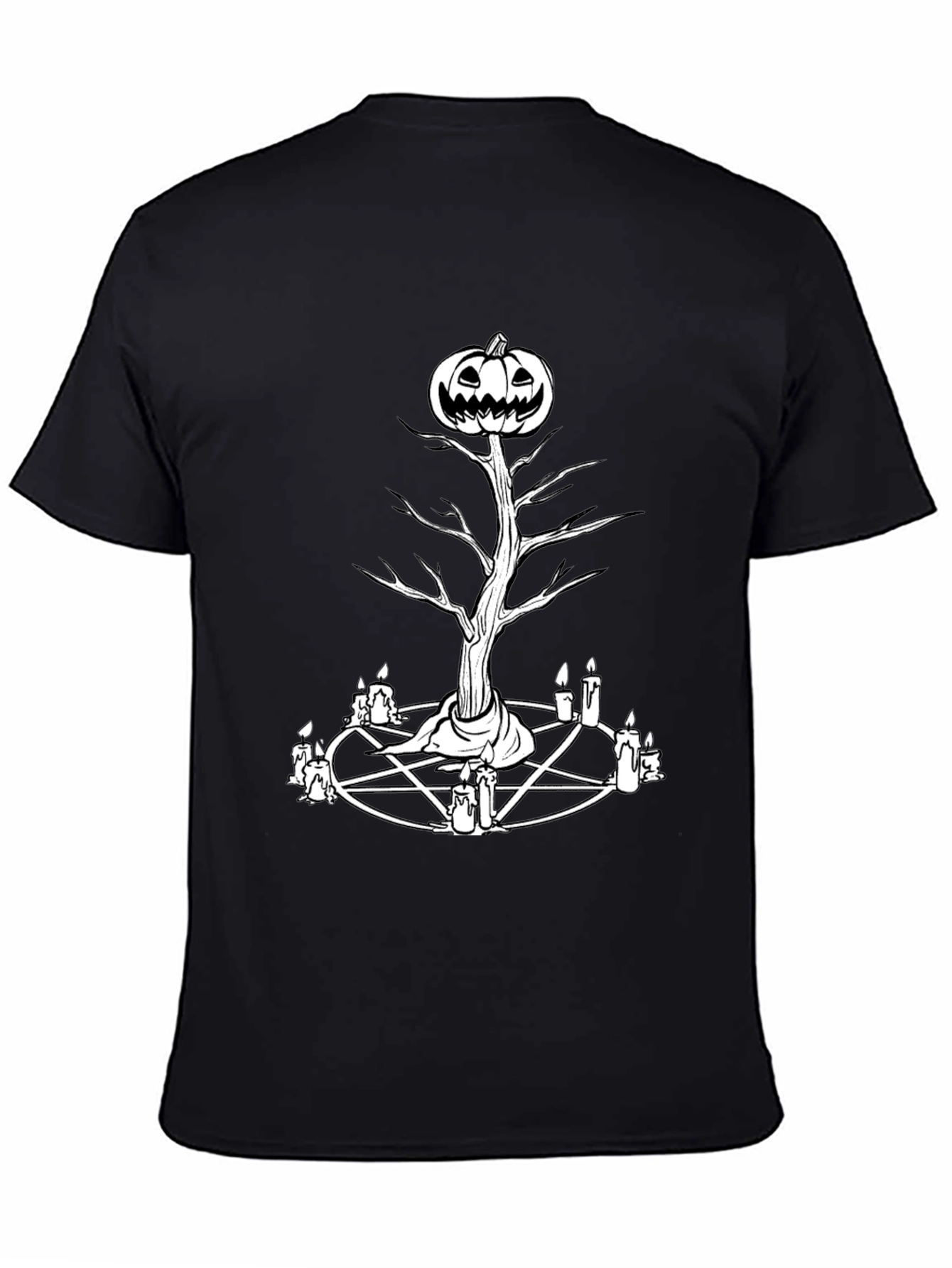 Halloween Pumpkin Pentagram T-Shirt