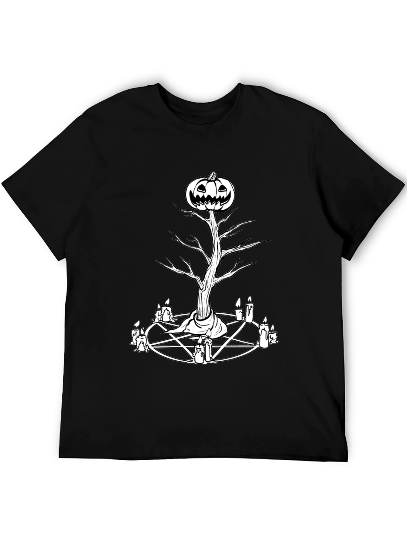 Halloween Pumpkin Pentagram T-Shirt