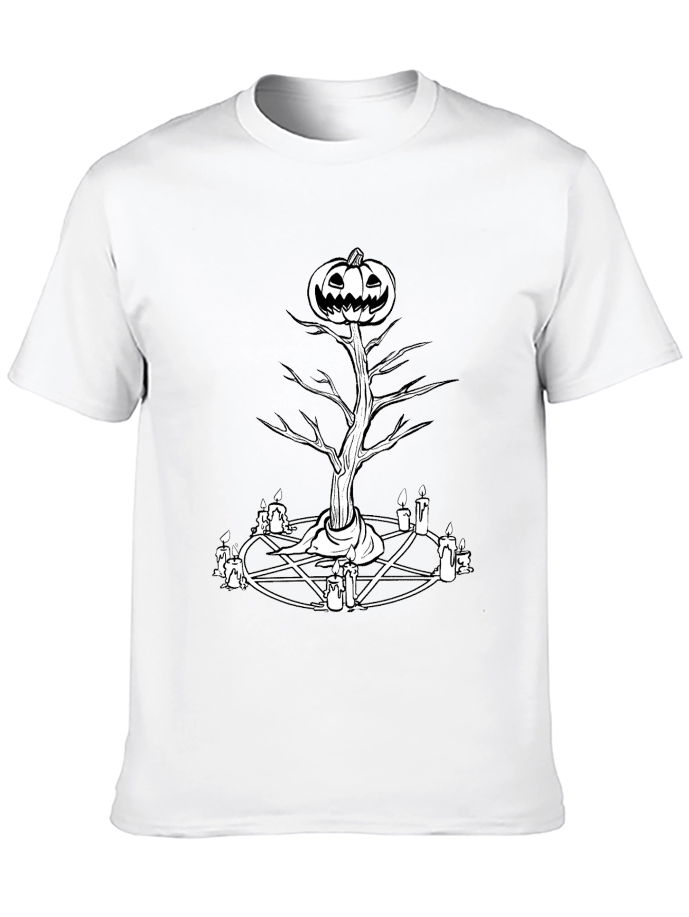 Halloween Pumpkin Pentagram T-Shirt