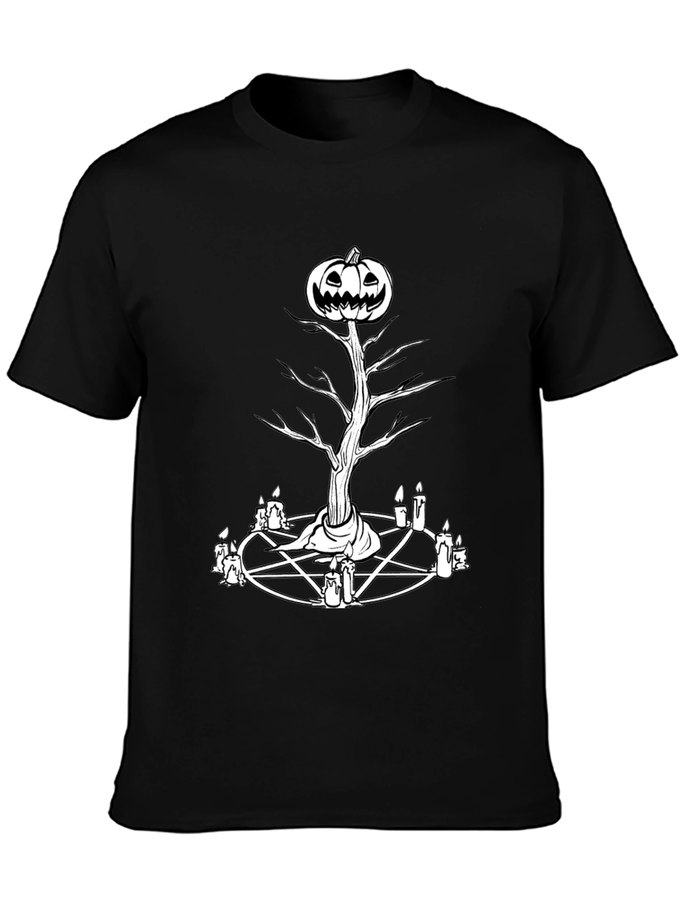 Halloween Pumpkin Pentagram T-Shirt