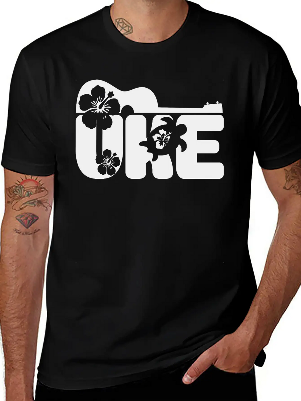 Uke Gift Ukulele Musician Hawaii Breathable Soft Cotton T-Shirt – Timeless Casual Look
