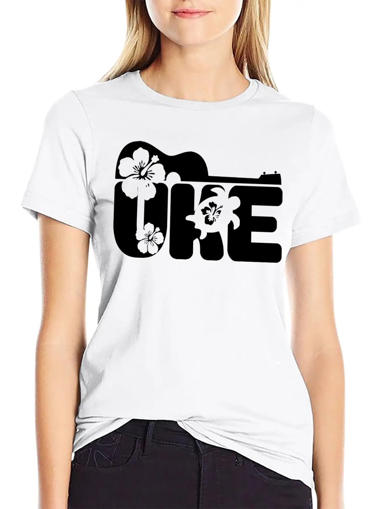 Uke Gift Ukulele Musician Hawaii Breathable Soft Cotton T-Shirt – Timeless Casual Look