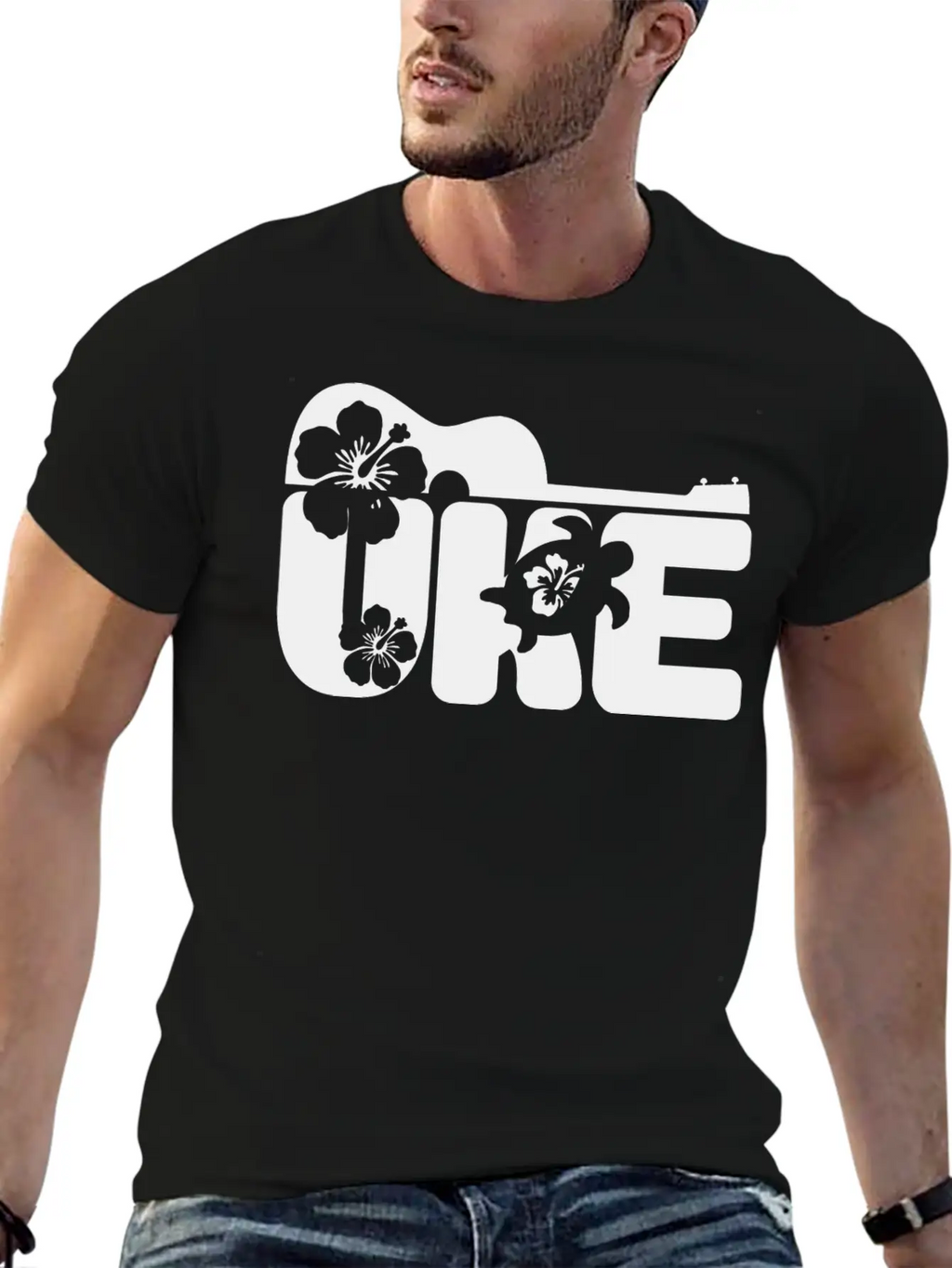 Uke Gift Ukulele Musician Hawaii Breathable Soft Cotton T-Shirt – Timeless Casual Look