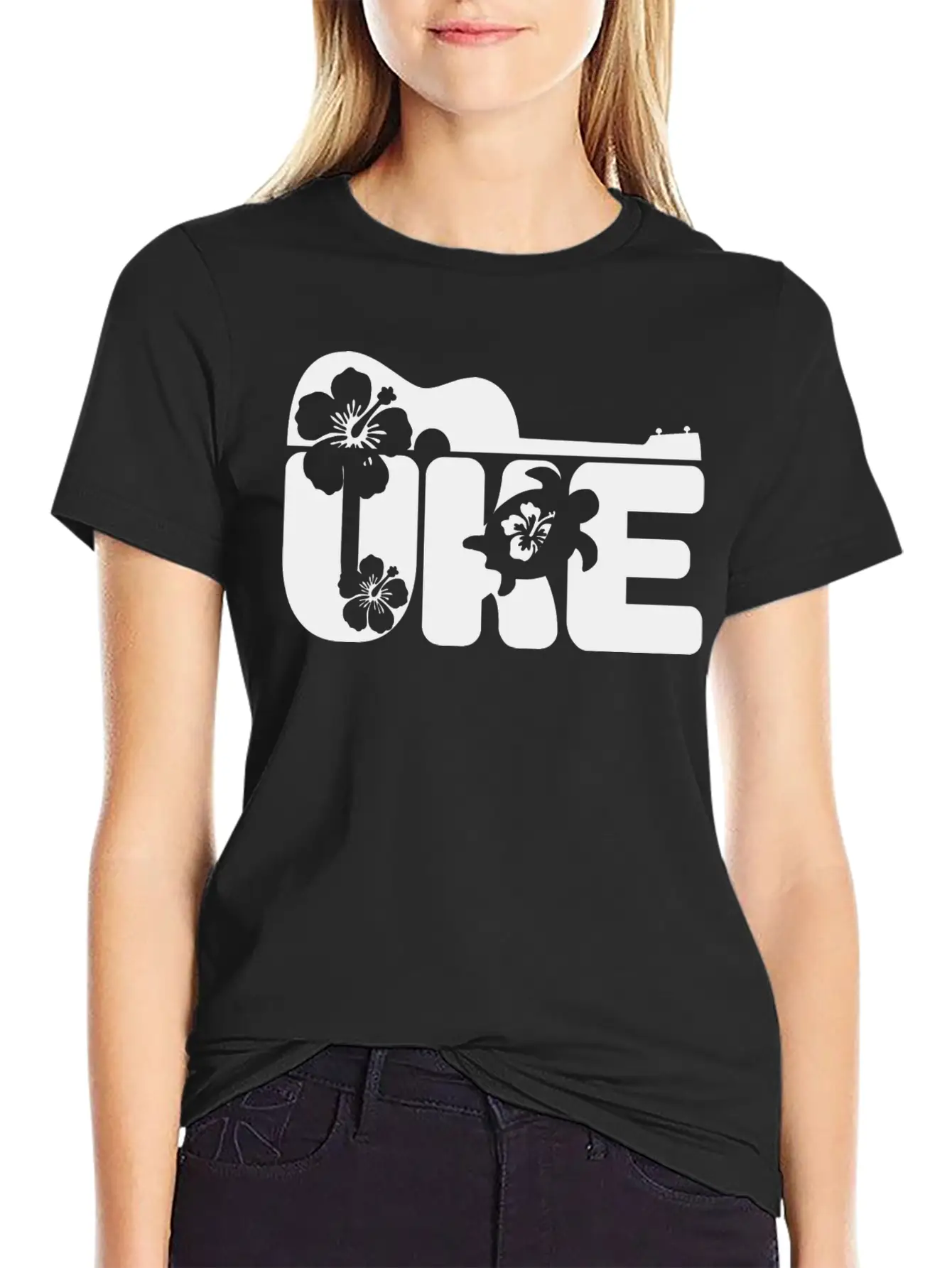 Uke Gift Ukulele Musician Hawaii Breathable Soft Cotton T-Shirt – Timeless Casual Look