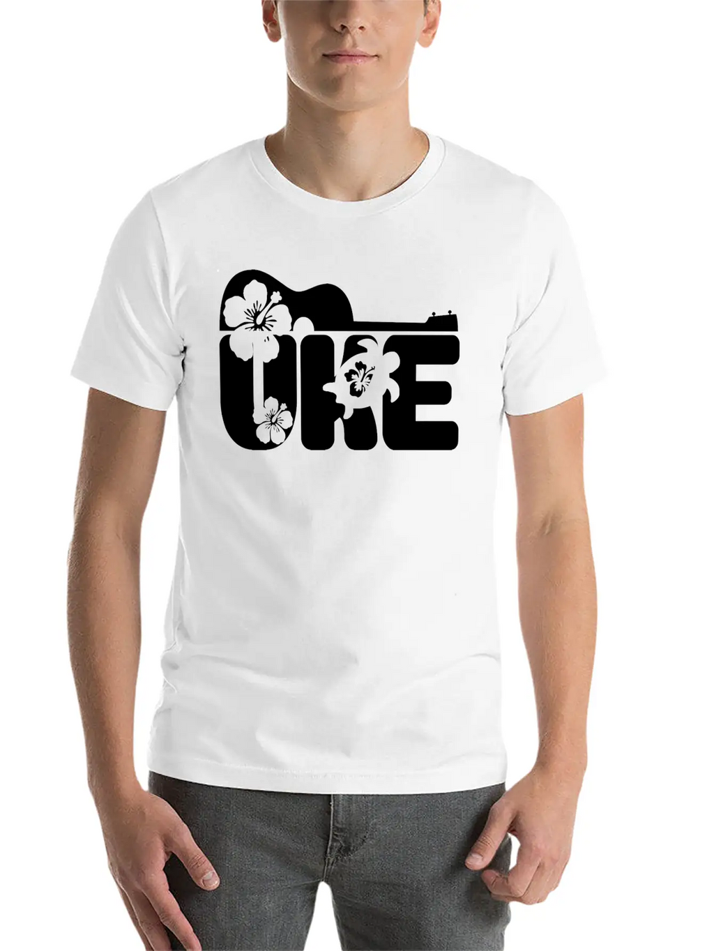 Uke Gift Ukulele Musician Hawaii Breathable Soft Cotton T-Shirt – Timeless Casual Look