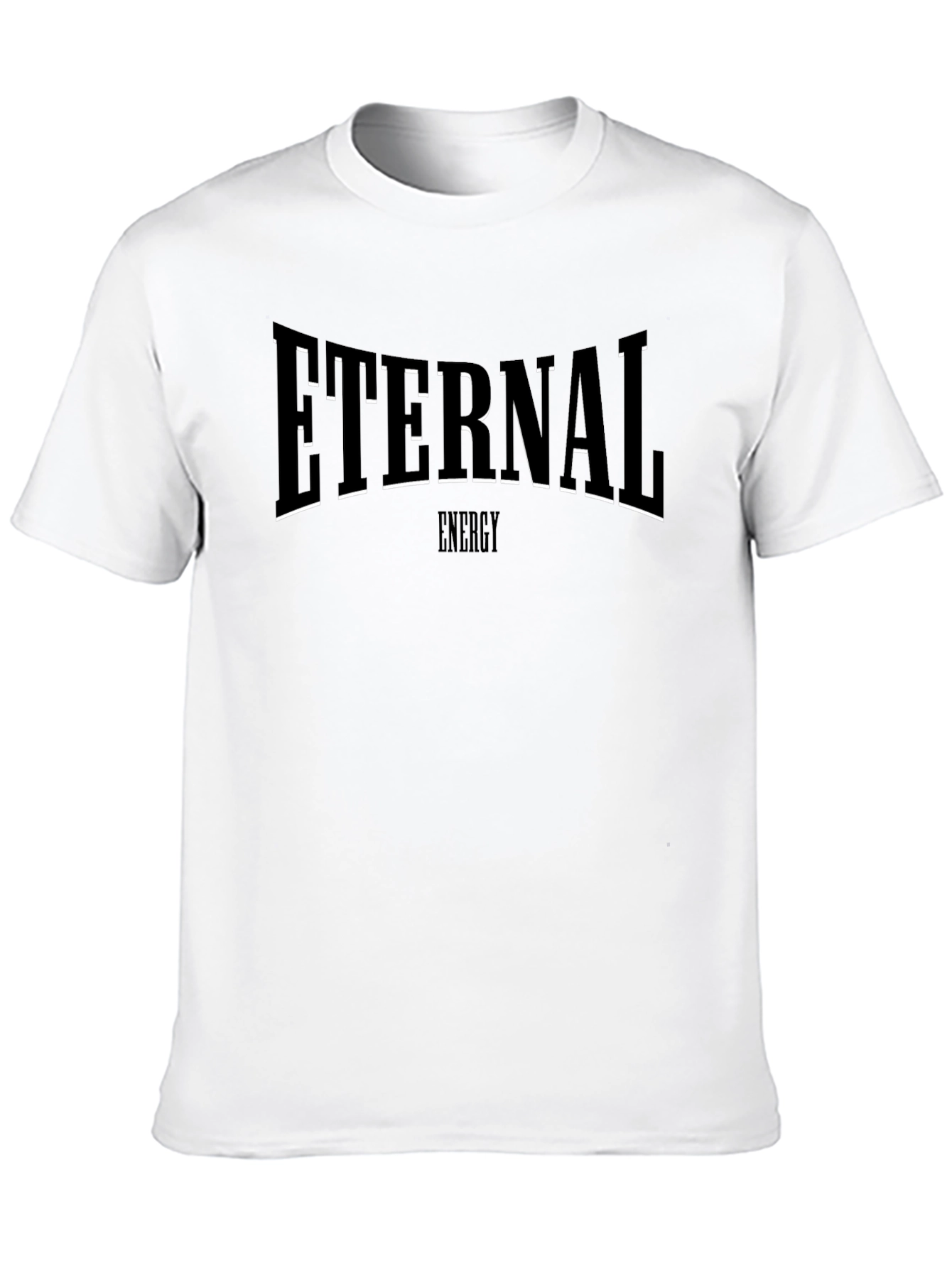 Eternal Energy Black Graphic T-Shirt