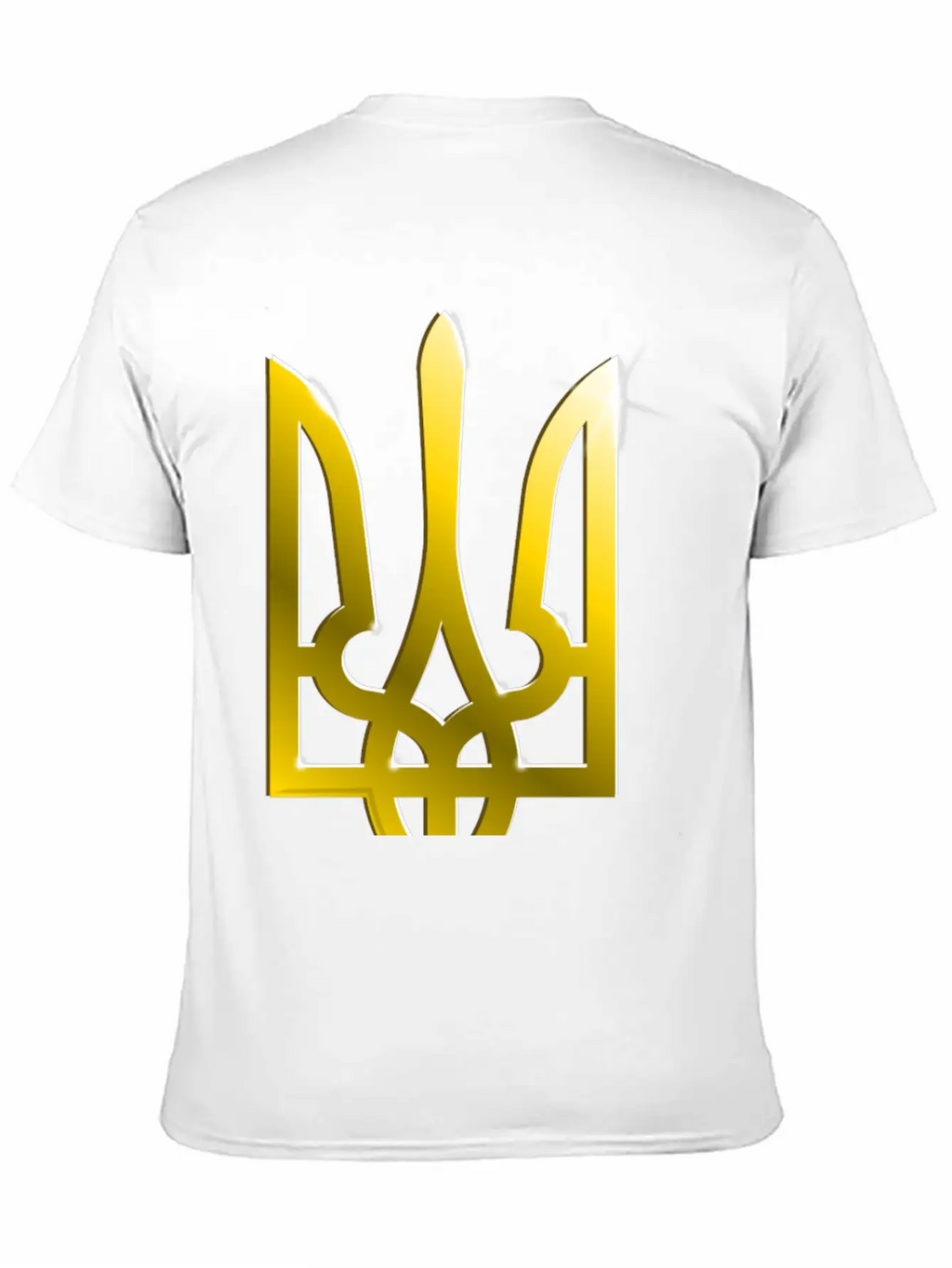 Ukraine Coat Of Arms Gradient Breathable Graphic T-Shirt – Perfect For Casual Days
