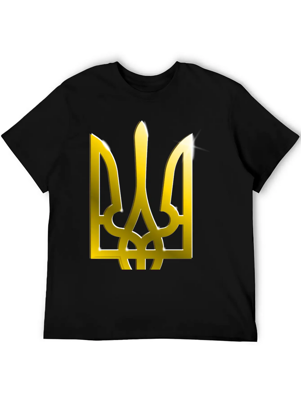 Ukraine Coat Of Arms Gradient Breathable Graphic T-Shirt – Perfect For Casual Days