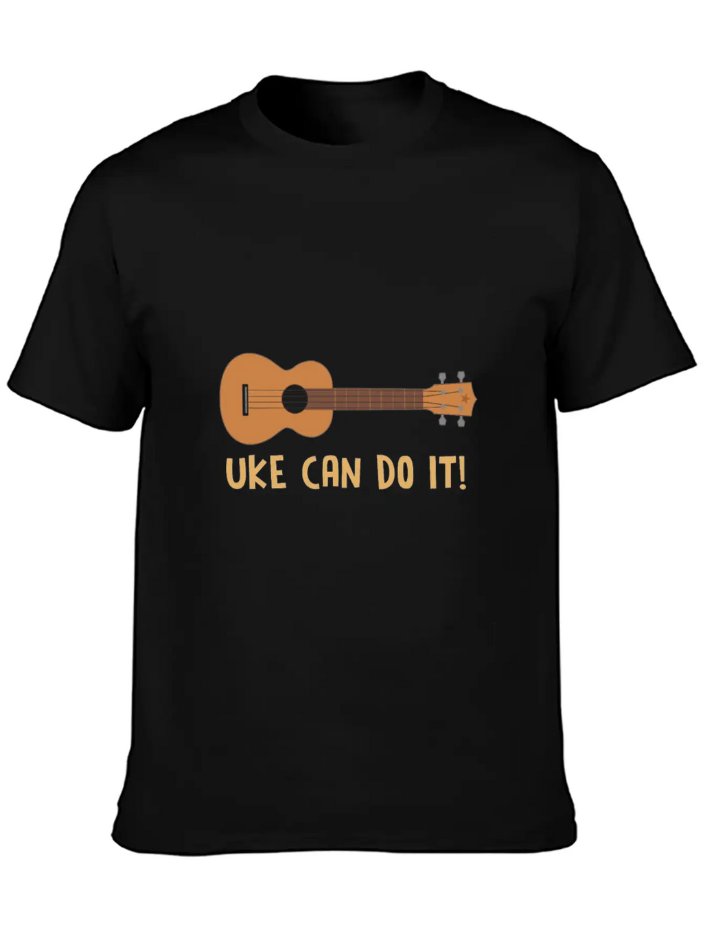 Ukulele For Guitar Ukulele Lover Basic Graphic T-Shirt – Daily Comfort In Soft Cotton