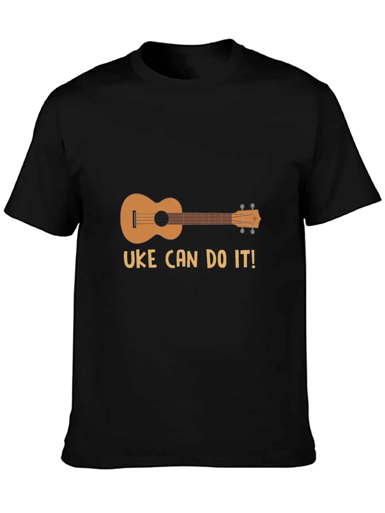 Ukulele For Guitar Ukulele Lover Basic Graphic T-Shirt – Daily Comfort In Soft Cotton