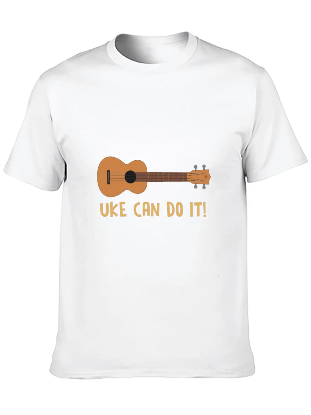 Ukulele For Guitar Ukulele Lover Basic Graphic T-Shirt – Daily Comfort In Soft Cotton