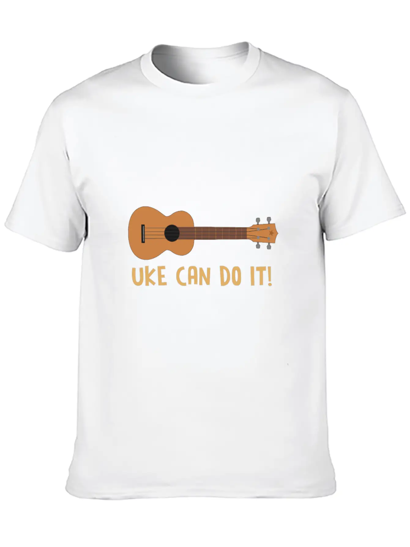 Ukulele For Guitar Ukulele Lover Basic Graphic T-Shirt – Daily Comfort In Soft Cotton