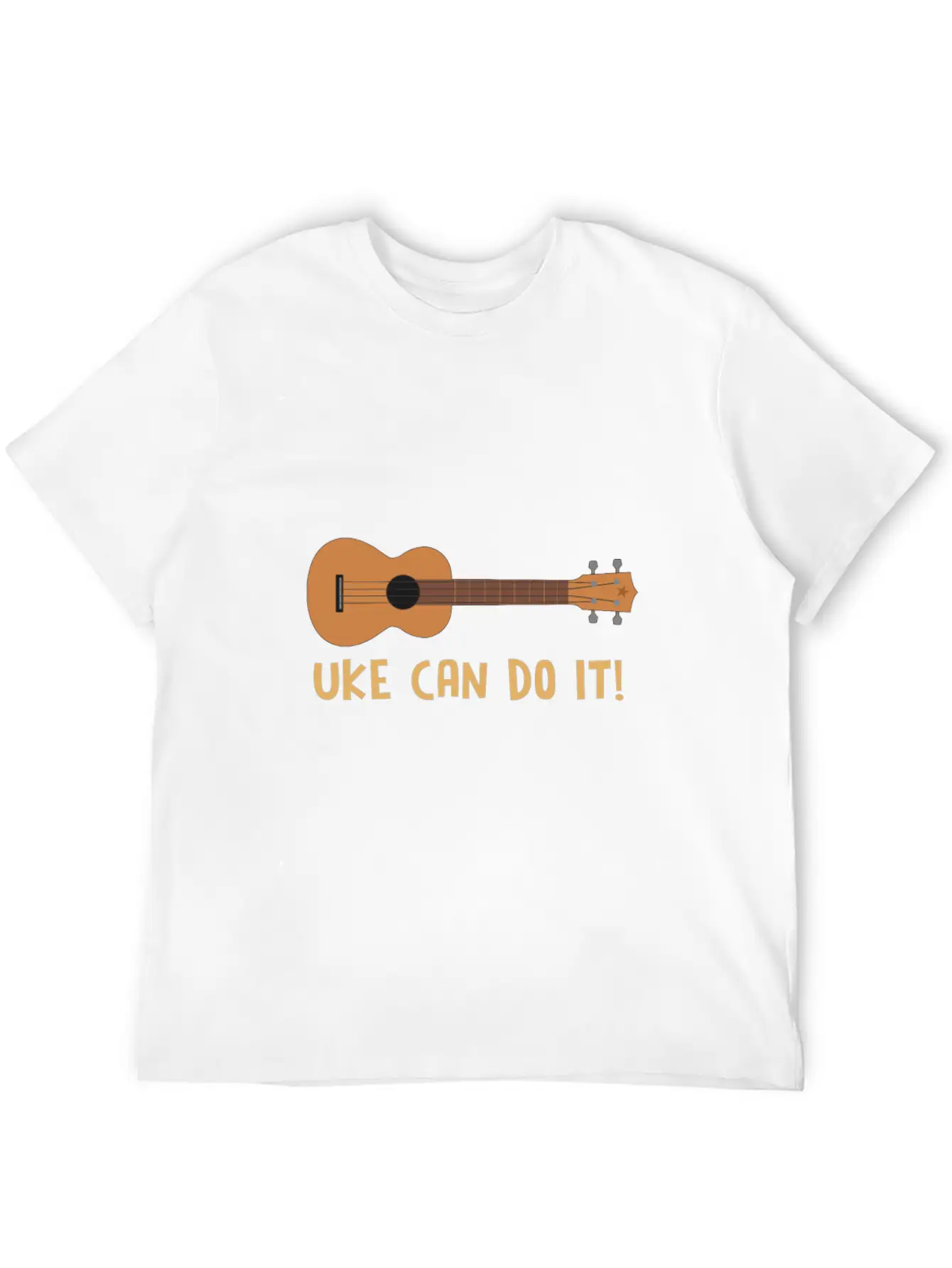 Ukulele For Guitar Ukulele Lover Basic Graphic T-Shirt – Daily Comfort In Soft Cotton