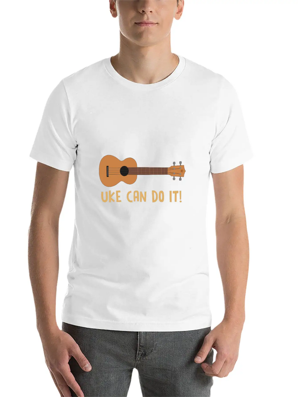 Ukulele For Guitar Ukulele Lover Basic Graphic T-Shirt – Daily Comfort In Soft Cotton