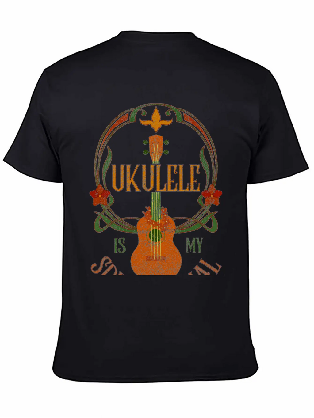 Ukulele Is My Spirit Animal Classic Cotton Tee – Unisex Comfort For Any Season