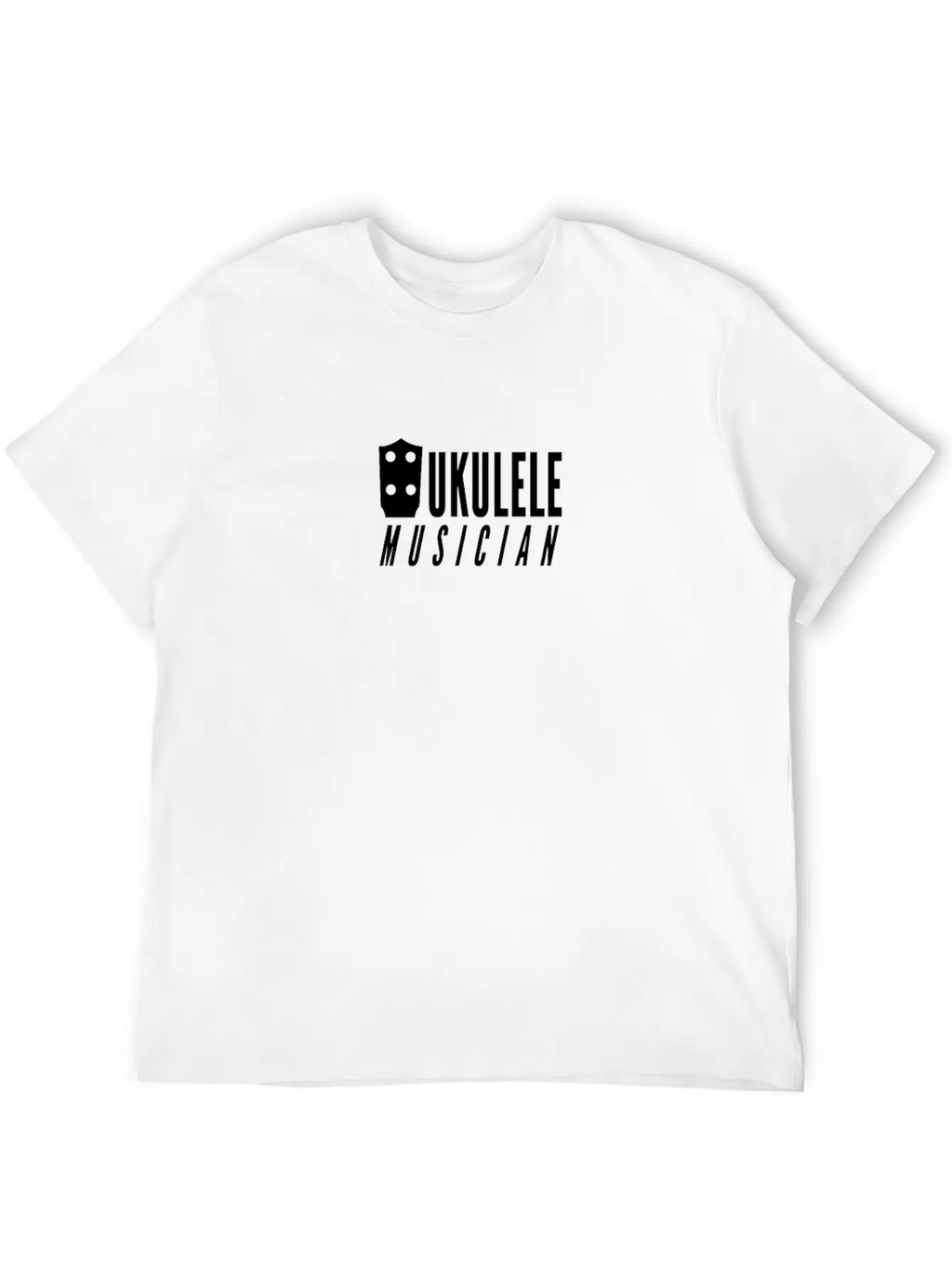 Ukulele Musician Breathable Soft Cotton T-Shirt – Timeless Casual Look