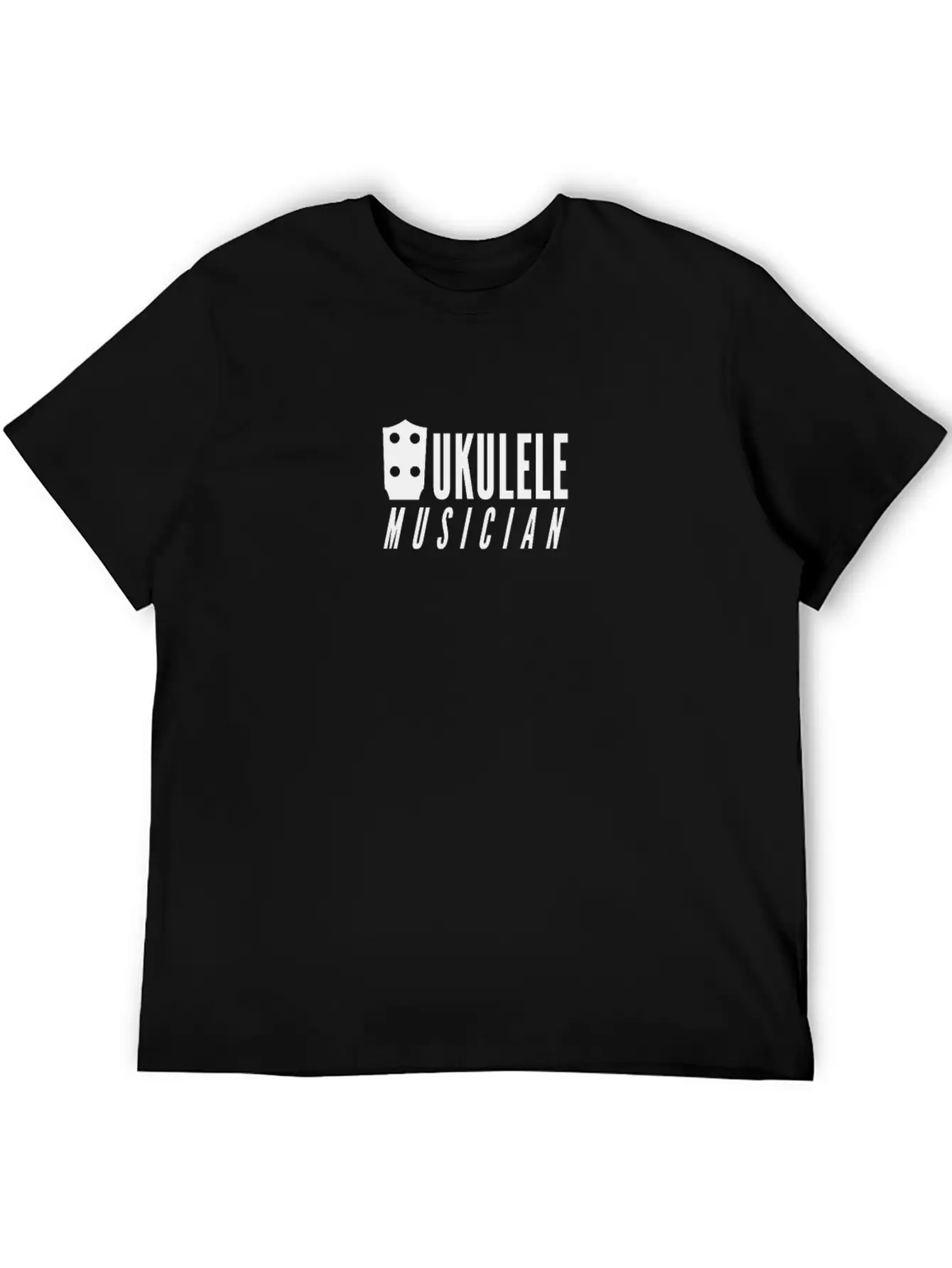Ukulele Musician Breathable Soft Cotton T-Shirt – Timeless Casual Look