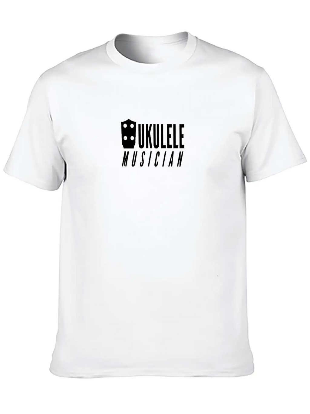 Ukulele Musician Breathable Soft Cotton T-Shirt – Timeless Casual Look