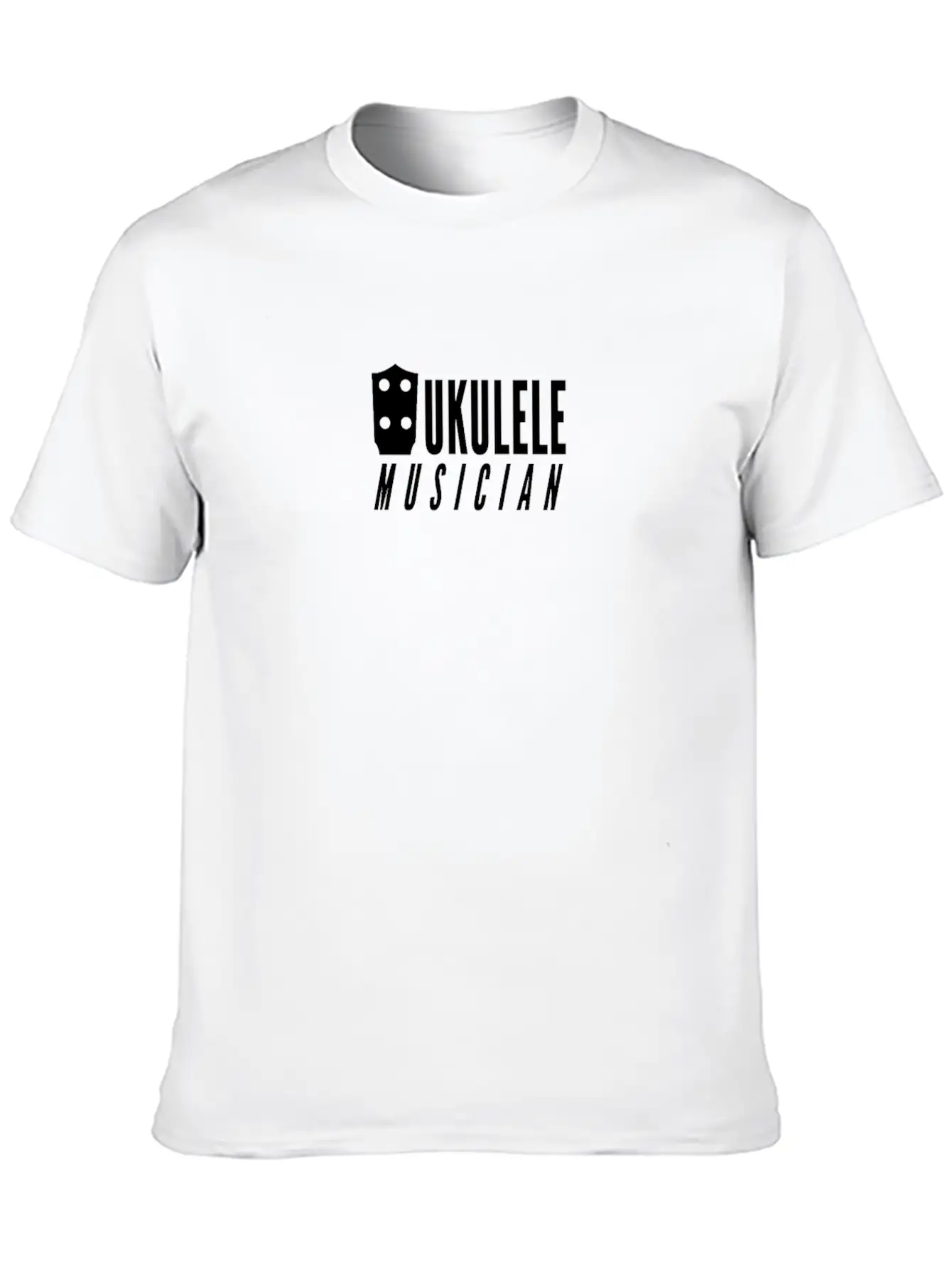 Ukulele Musician Breathable Soft Cotton T-Shirt – Timeless Casual Look