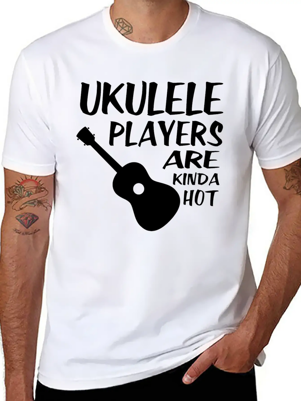 Ukulele Players Gift Musician Hawaii Relaxed Everyday Tee – Lightweight And Durable Cotton