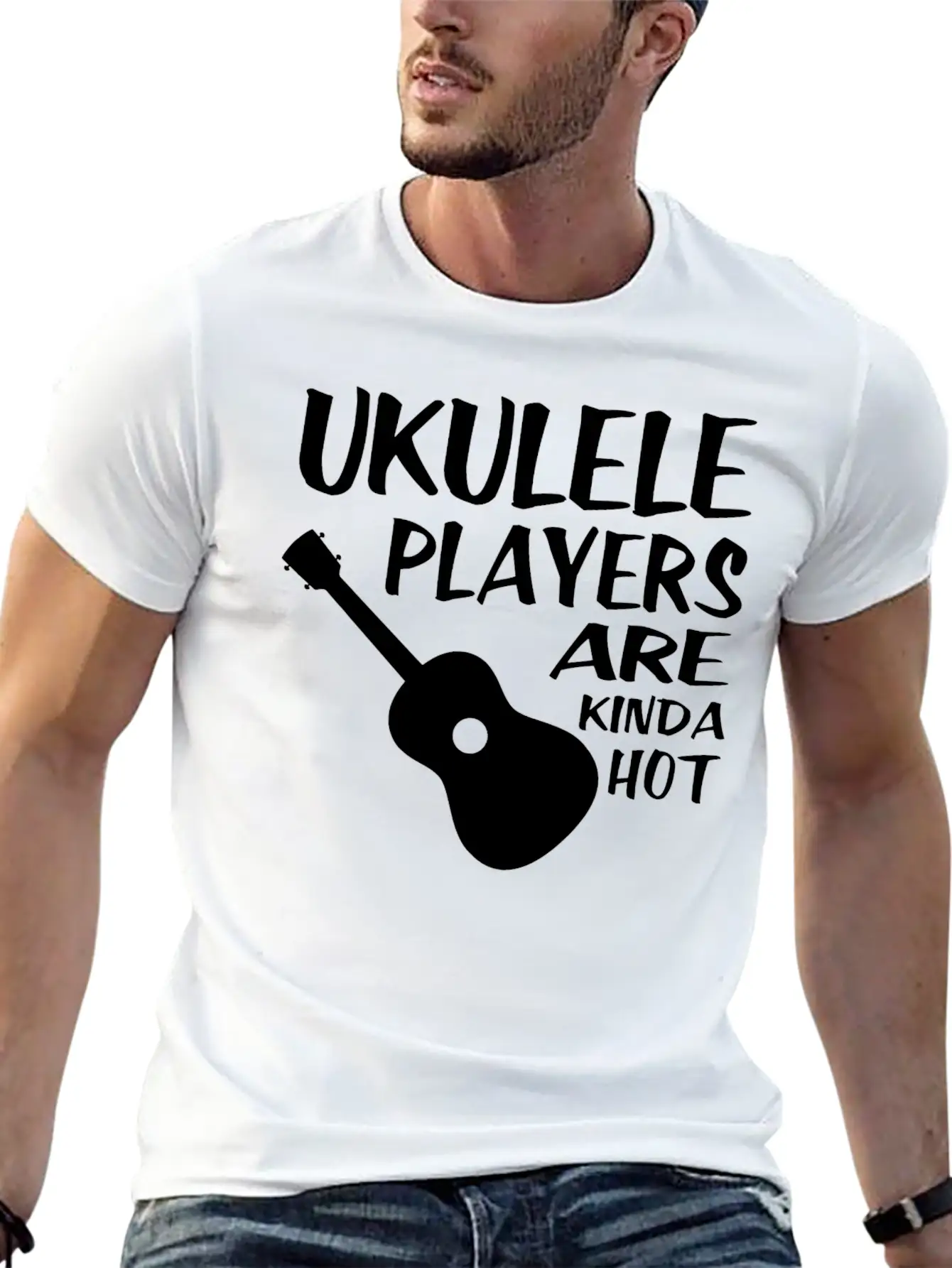 Ukulele Players Gift Musician Hawaii Relaxed Everyday Tee – Lightweight And Durable Cotton