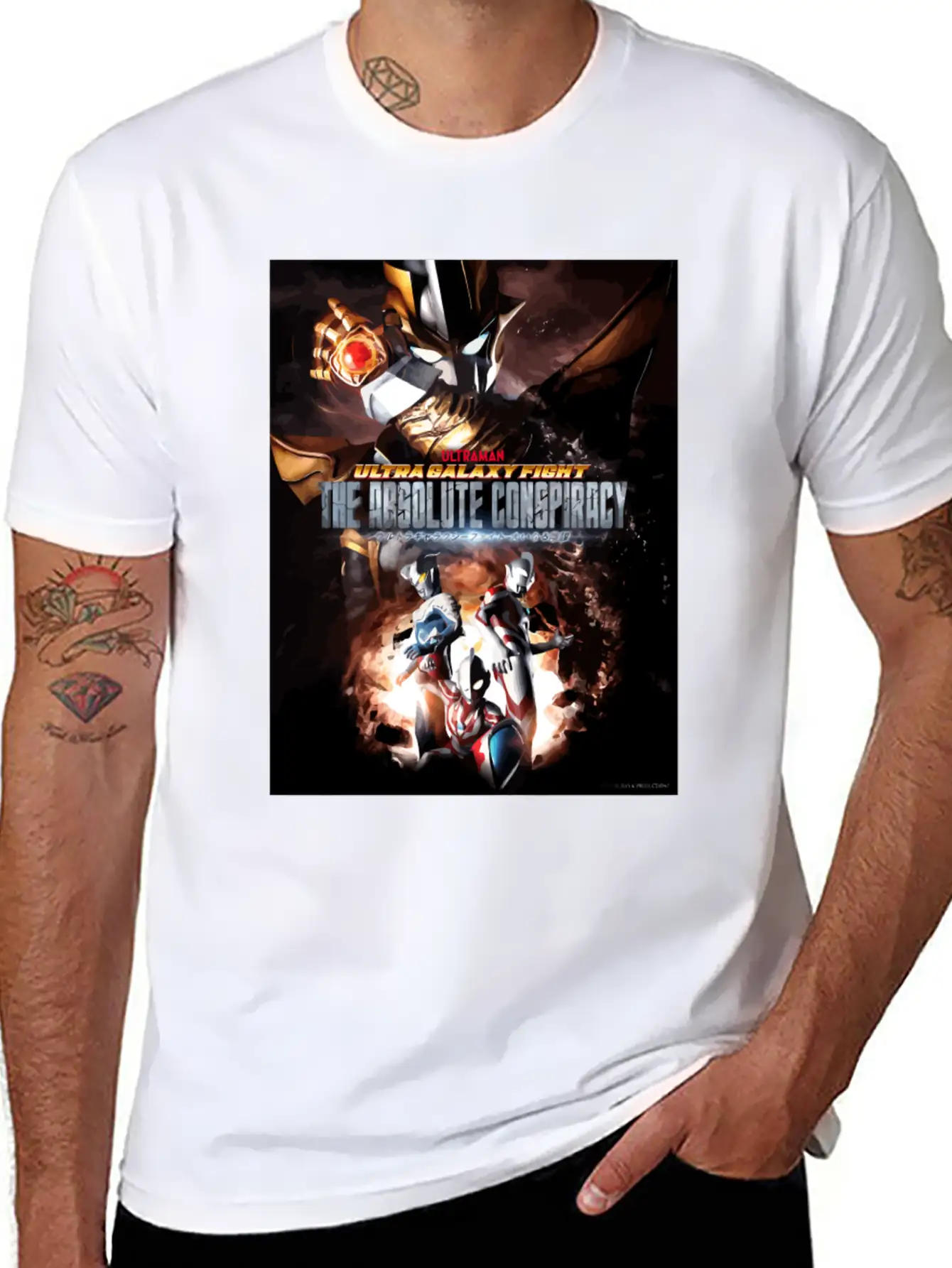 Ultraman Ultra Galaxy Fight The Absolute Conspirac Unisex Casual T-Shirt – Clean Design For Daily Comfort