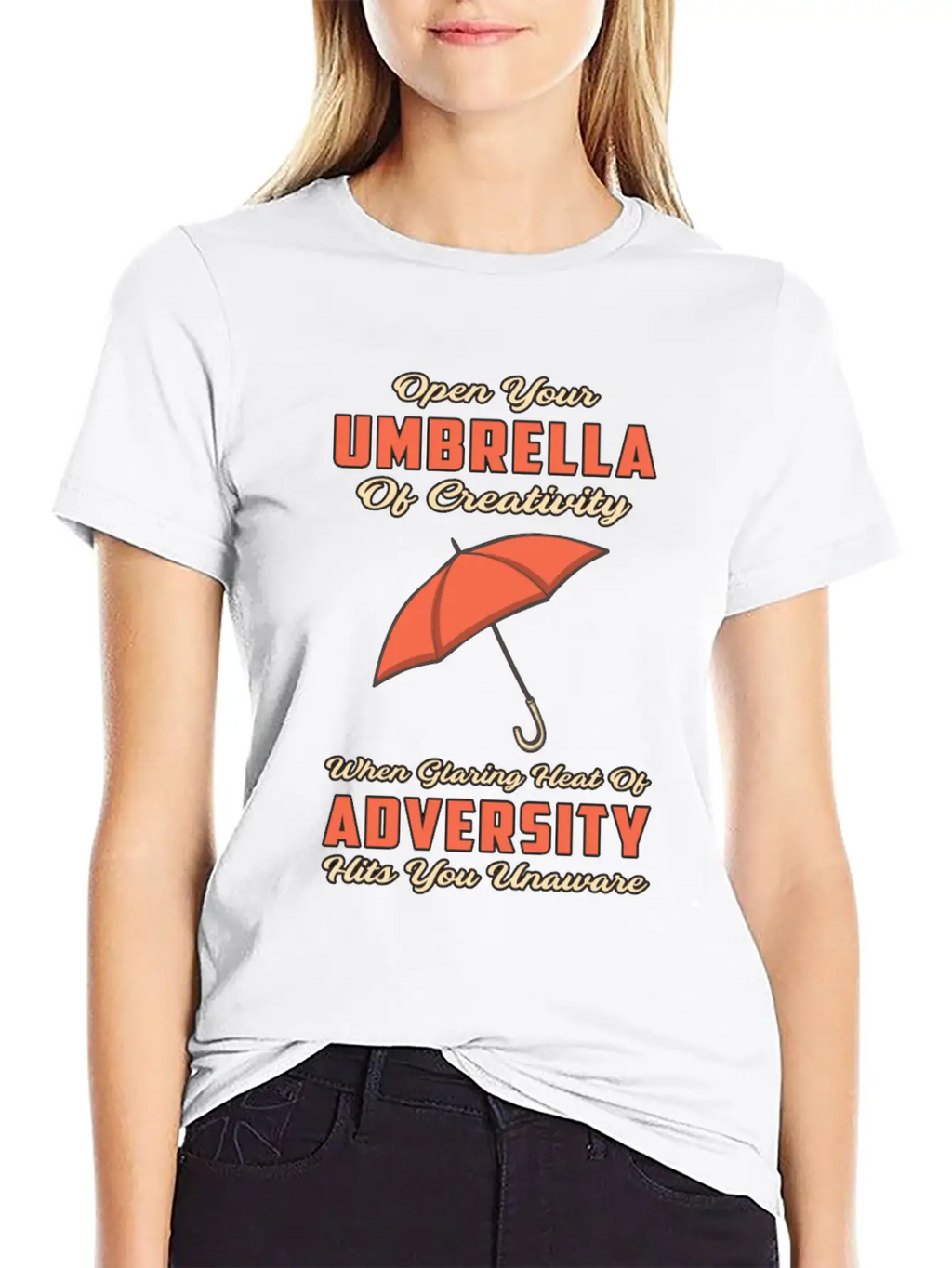 Umbrella Cloud Rain Weather Raindrop Rainy Gift Breathable Soft Cotton T-Shirt – Timeless Casual Look