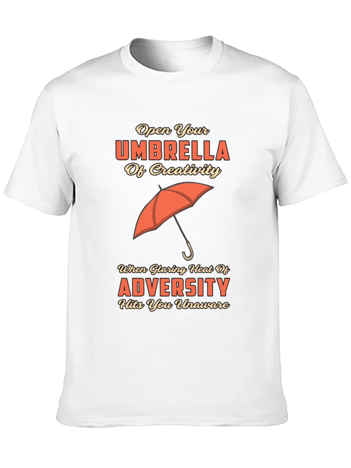 Umbrella Cloud Rain Weather Raindrop Rainy Gift Breathable Soft Cotton T-Shirt – Timeless Casual Look
