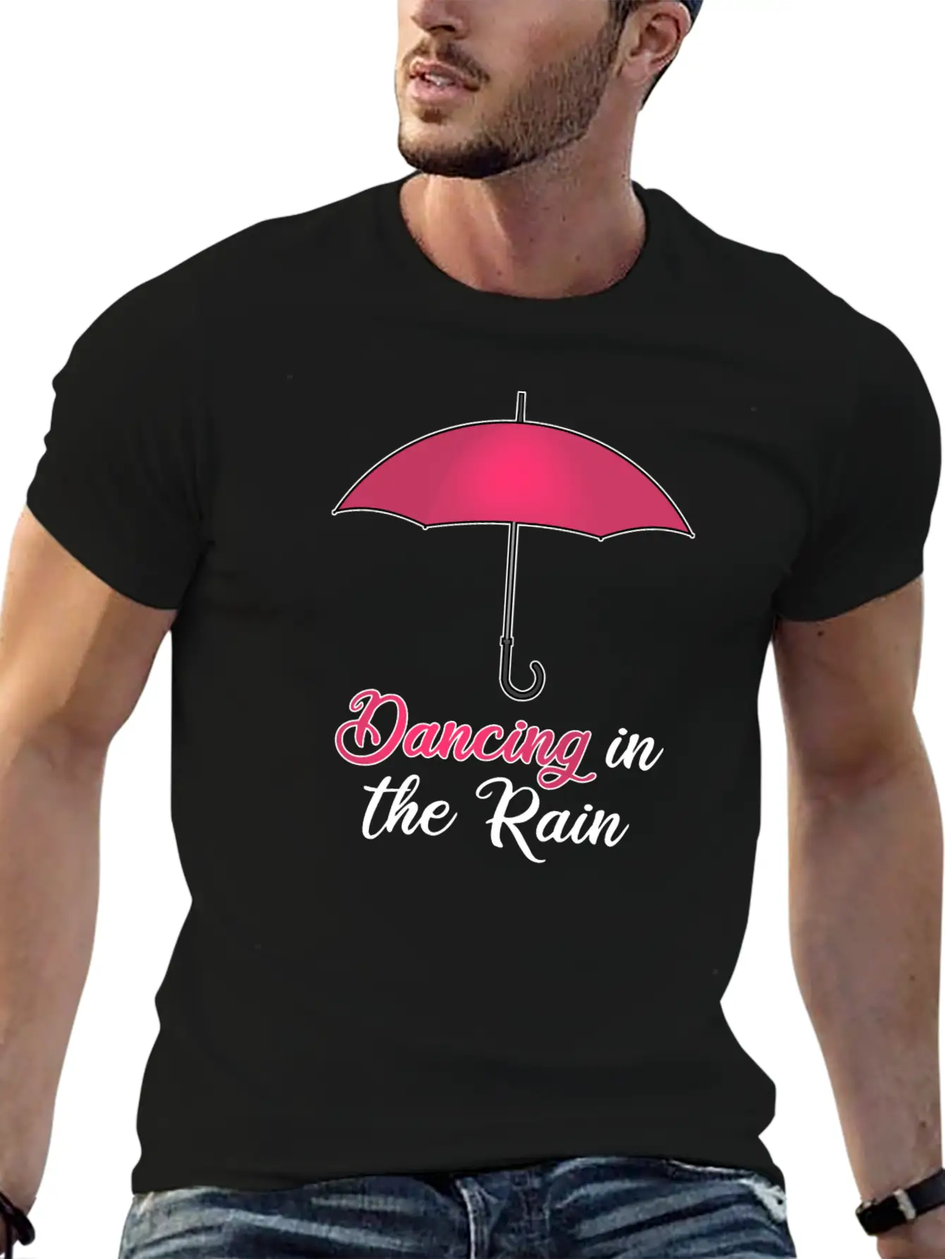 UMBRELLA DANCING IN THE RAIN Timeless Short Sleeve Tee – Comfy And Minimalist Design