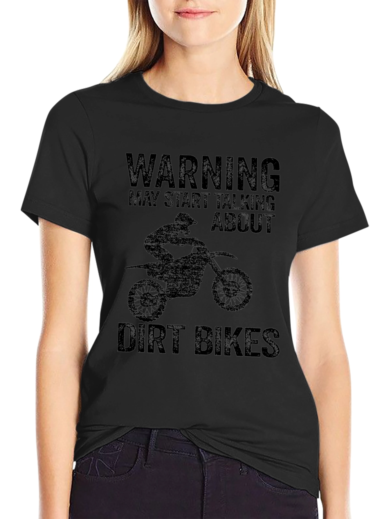 Dirt Bike T-Shirt - Warning May Start Talking About...
