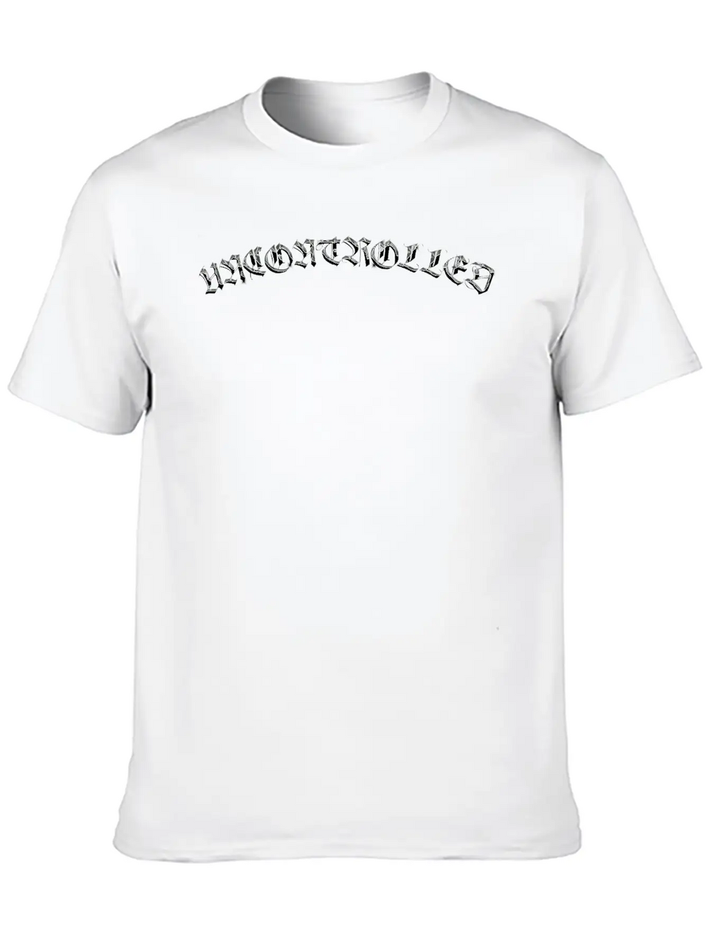 Uncontrolled Gymwear Relaxed Everyday Tee – Lightweight And Durable Cotton