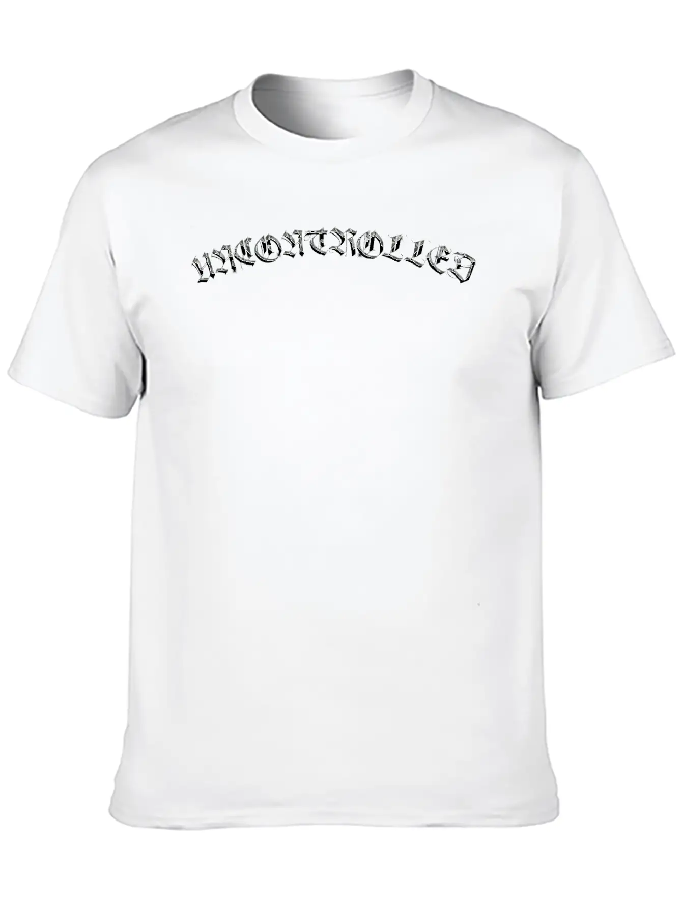 Uncontrolled Gymwear Relaxed Everyday Tee – Lightweight And Durable Cotton
