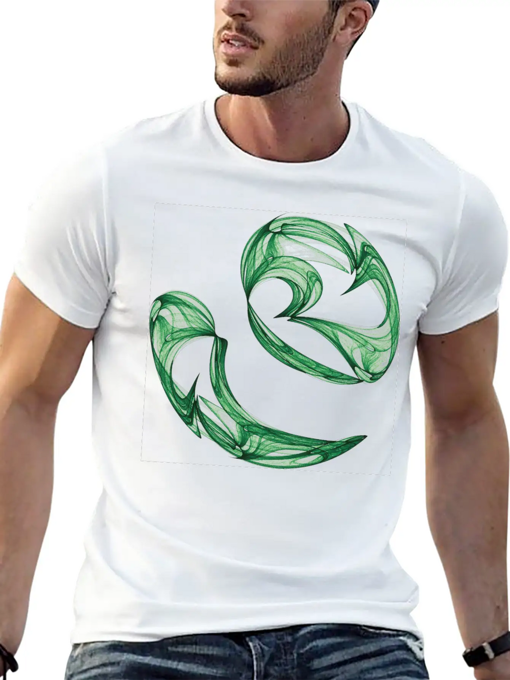 Unequal Pair Of Green Twins In The Wind 7761alg_P Classic Cotton Tee – Unisex Comfort For Any Season