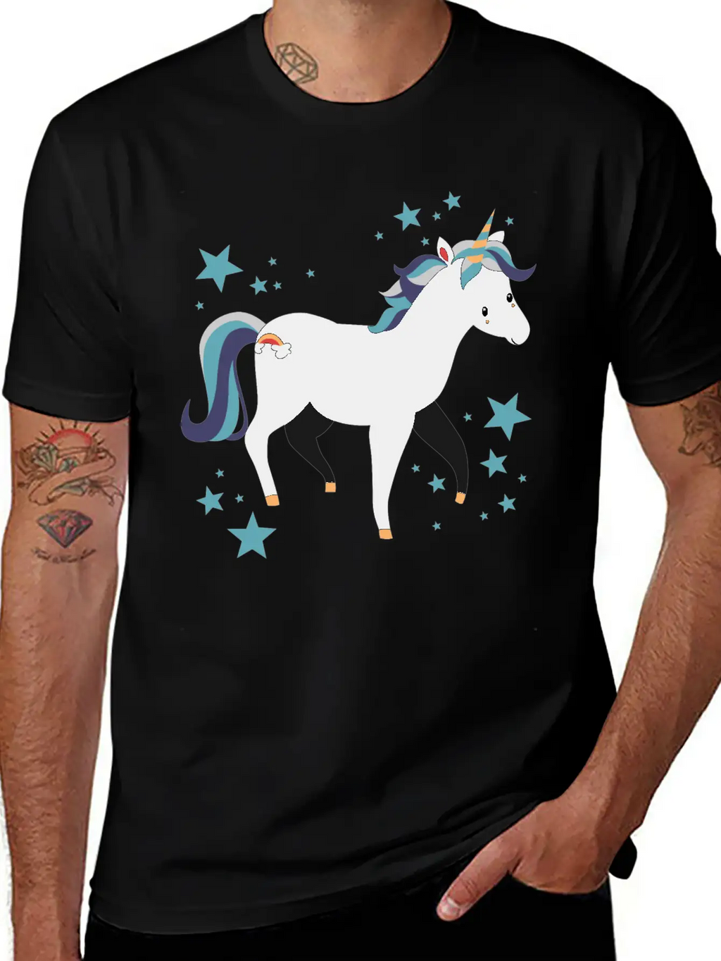 Unicorn Breathable Graphic T-Shirt – Perfect For Casual Days