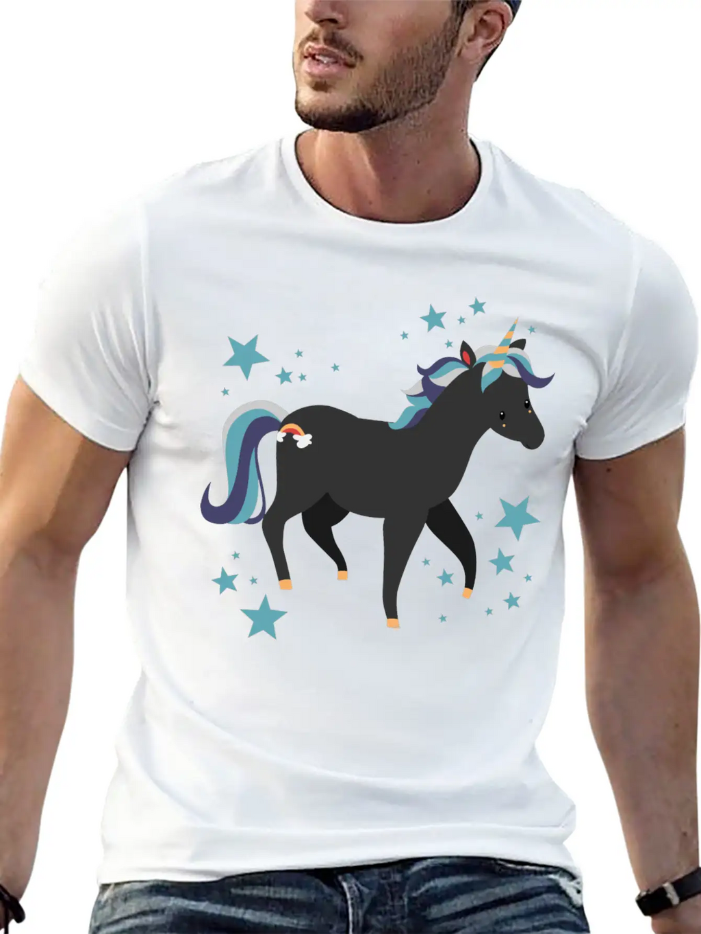 Unicorn Breathable Graphic T-Shirt – Perfect For Casual Days