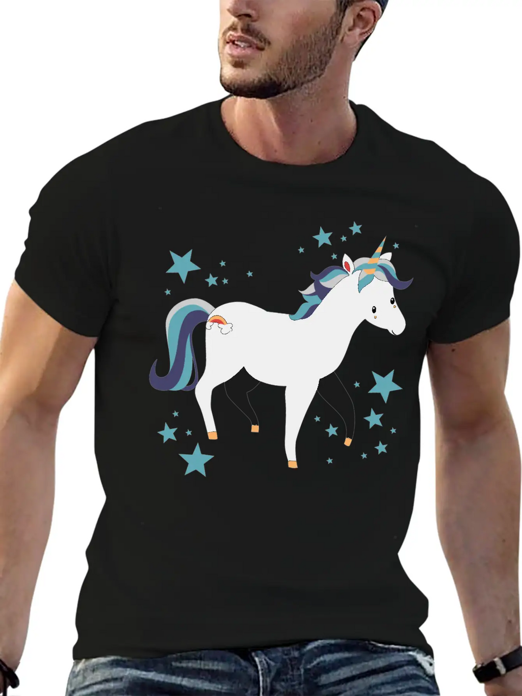 Unicorn Breathable Graphic T-Shirt – Perfect For Casual Days