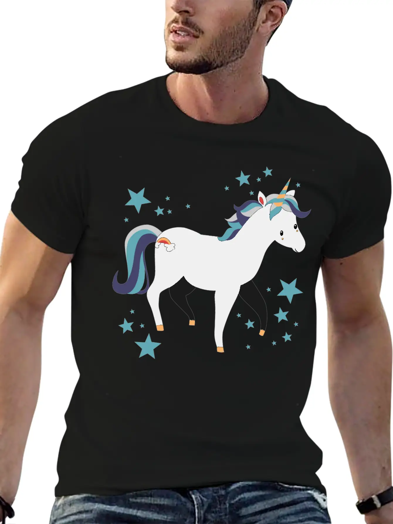Unicorn Breathable Graphic T-Shirt – Perfect For Casual Days