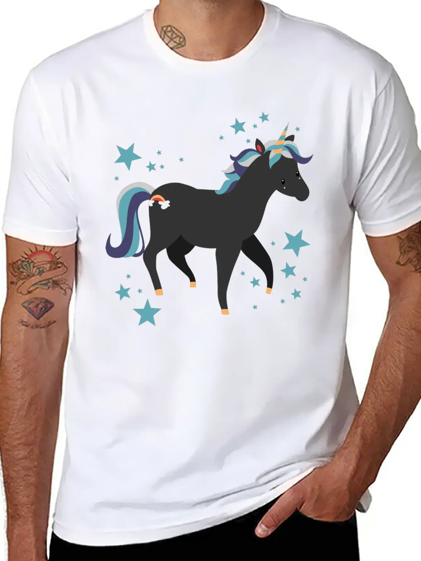 Unicorn Breathable Graphic T-Shirt – Perfect For Casual Days
