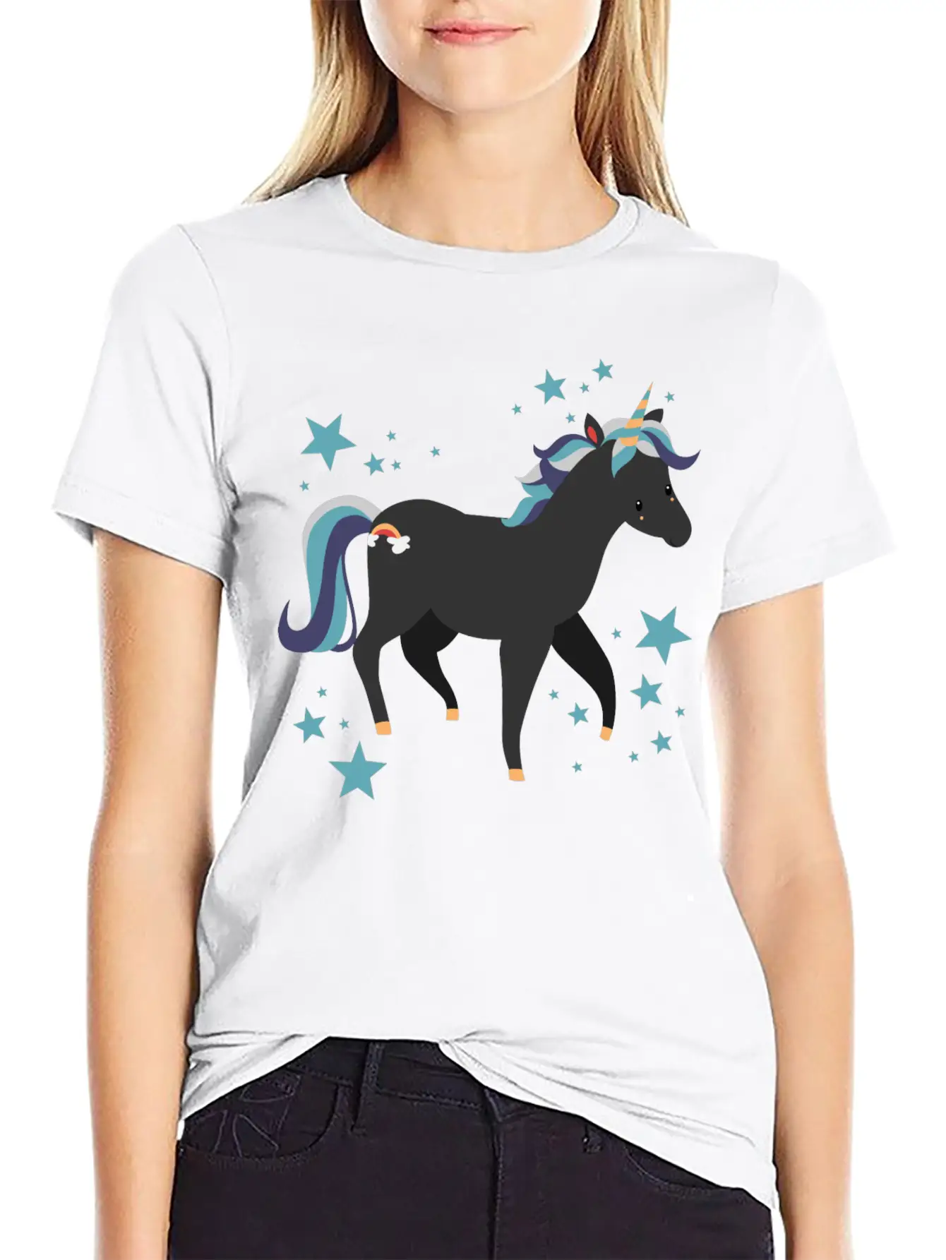 Unicorn Breathable Graphic T-Shirt – Perfect For Casual Days