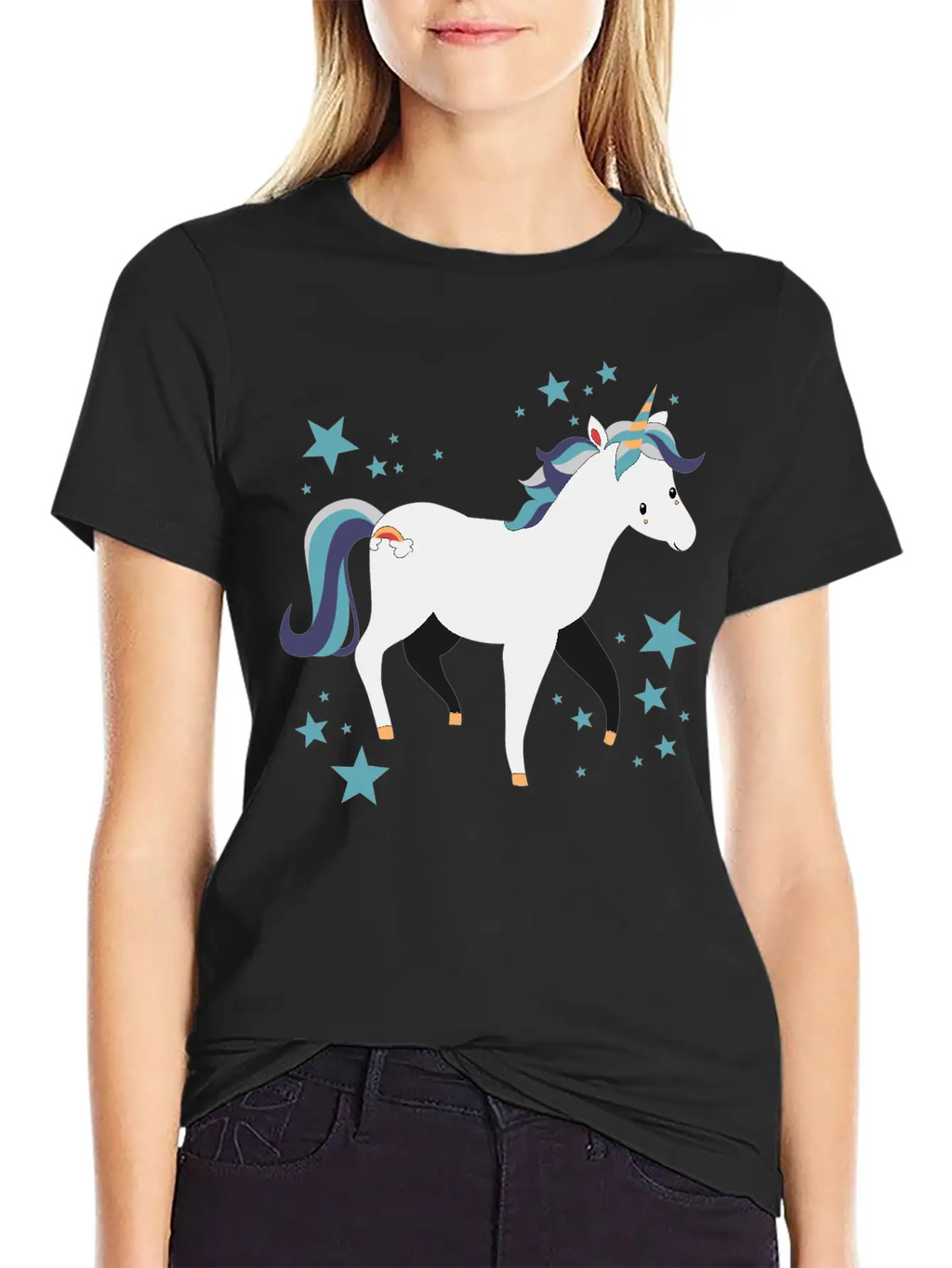 Unicorn Breathable Graphic T-Shirt – Perfect For Casual Days