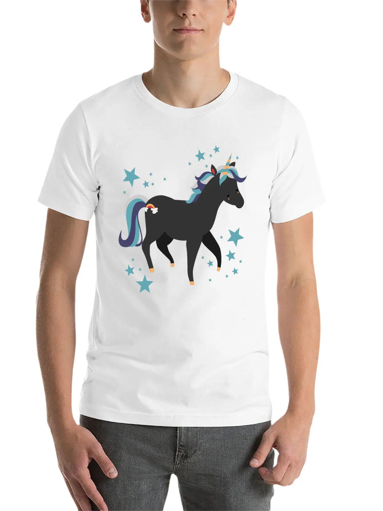Unicorn Breathable Graphic T-Shirt – Perfect For Casual Days