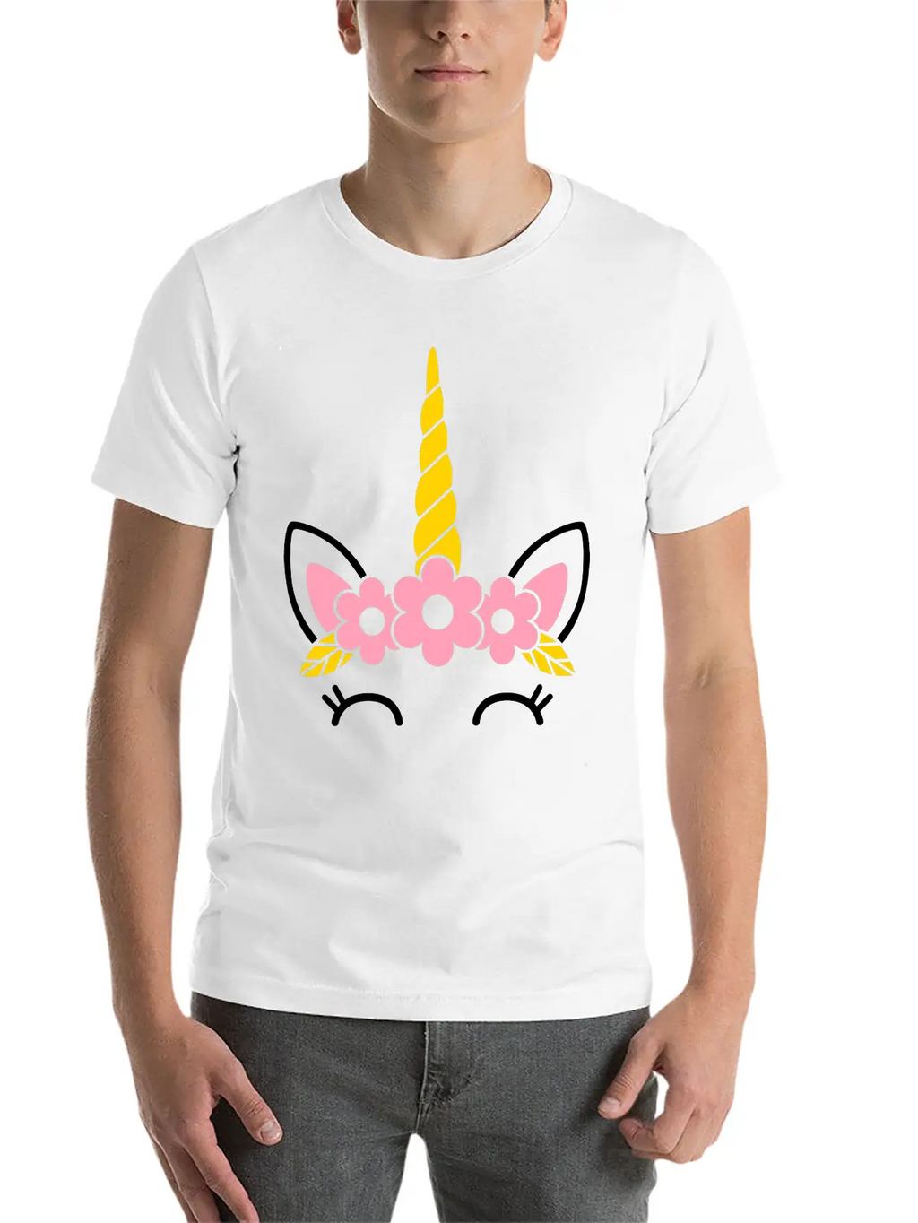 Unicorn Breathable Soft Cotton T-Shirt – Timeless Casual Look