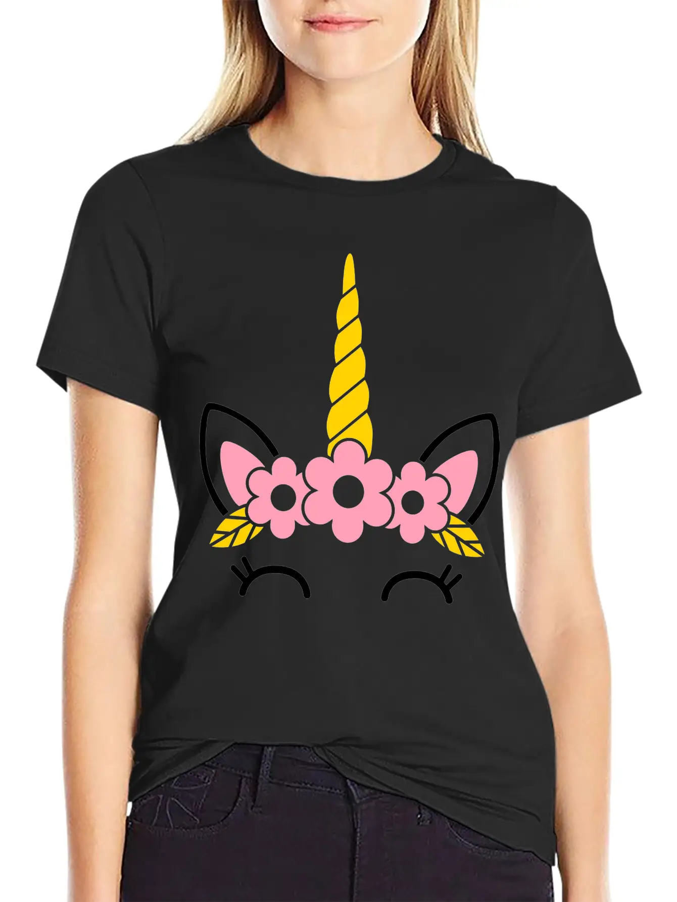 Unicorn Breathable Soft Cotton T-Shirt – Timeless Casual Look