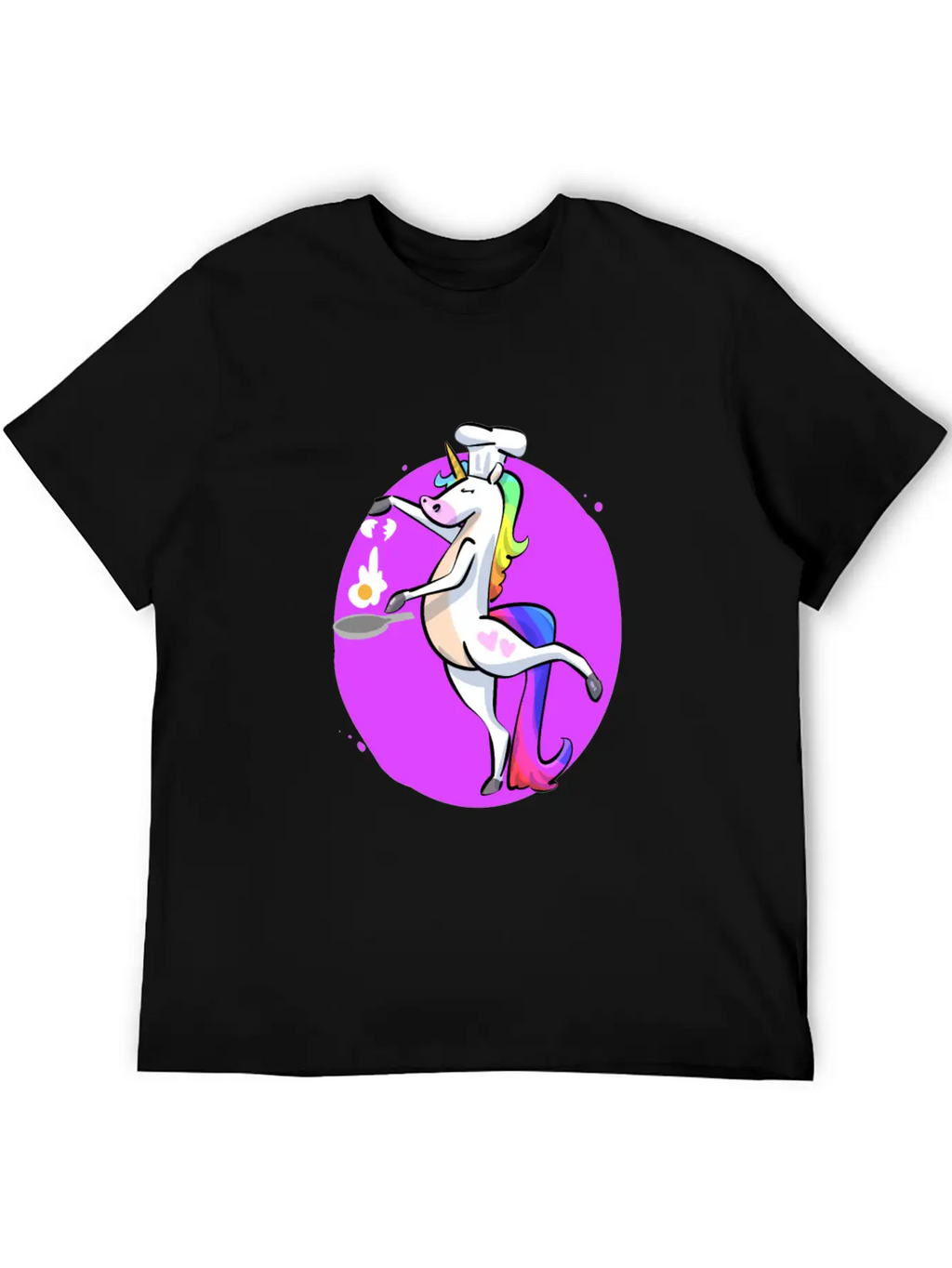 Unicorn Cooking Essential Cotton Tee For Daily Outfits – Unisex Style