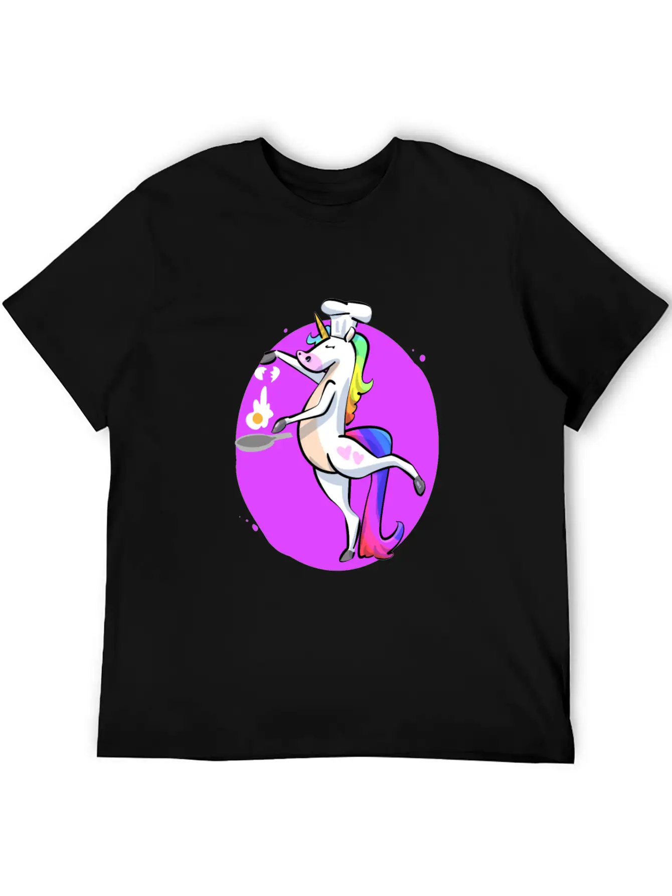 Unicorn Cooking Essential Cotton Tee For Daily Outfits – Unisex Style