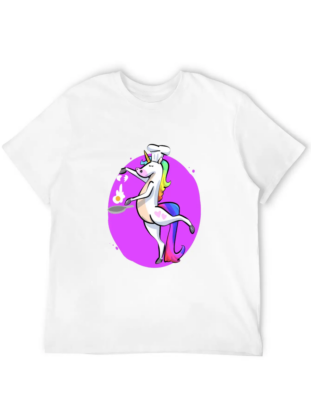 Unicorn Cooking Essential Cotton Tee For Daily Outfits – Unisex Style